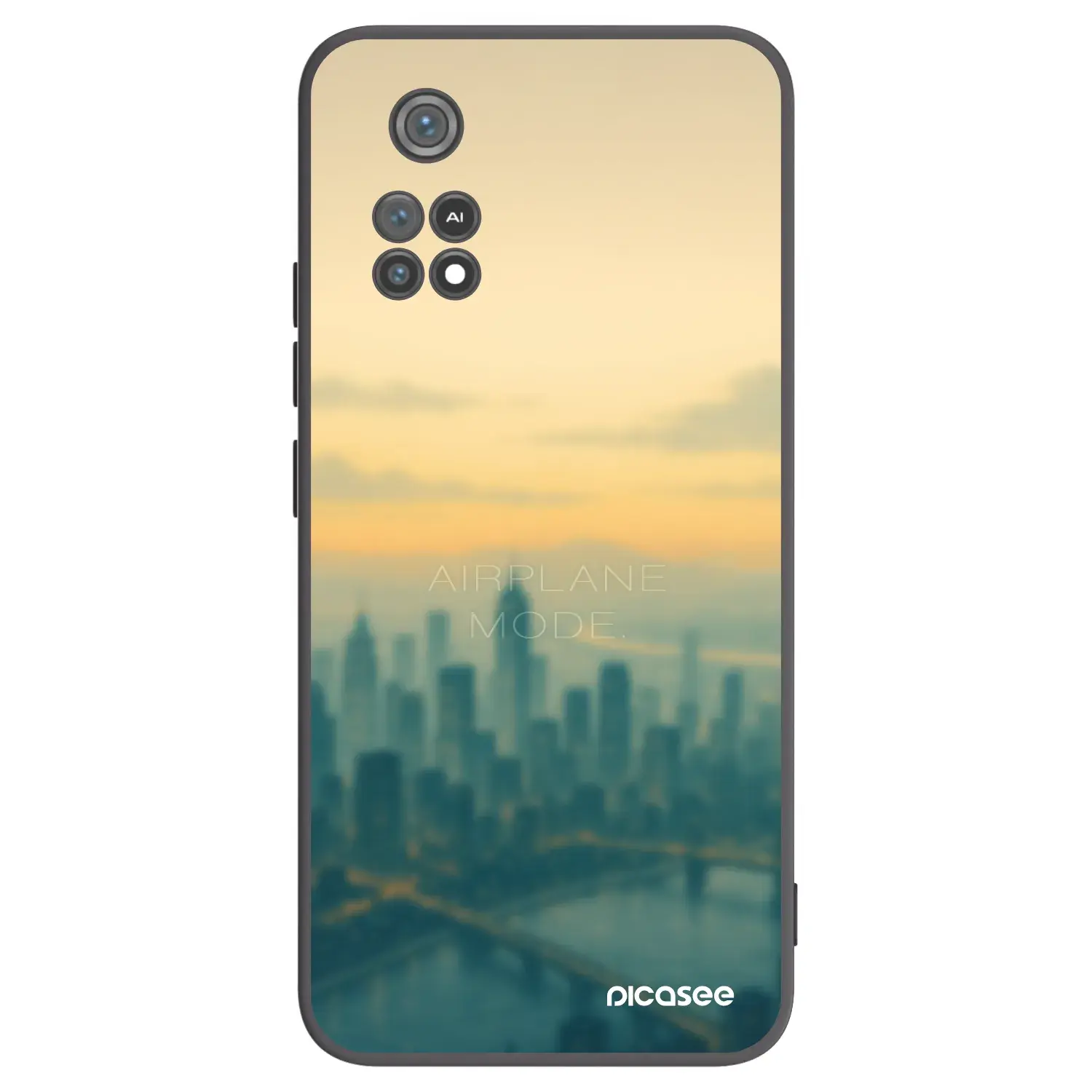 Silikonový černý obal pro Xiaomi Poco M4 Pro - Airplane mode