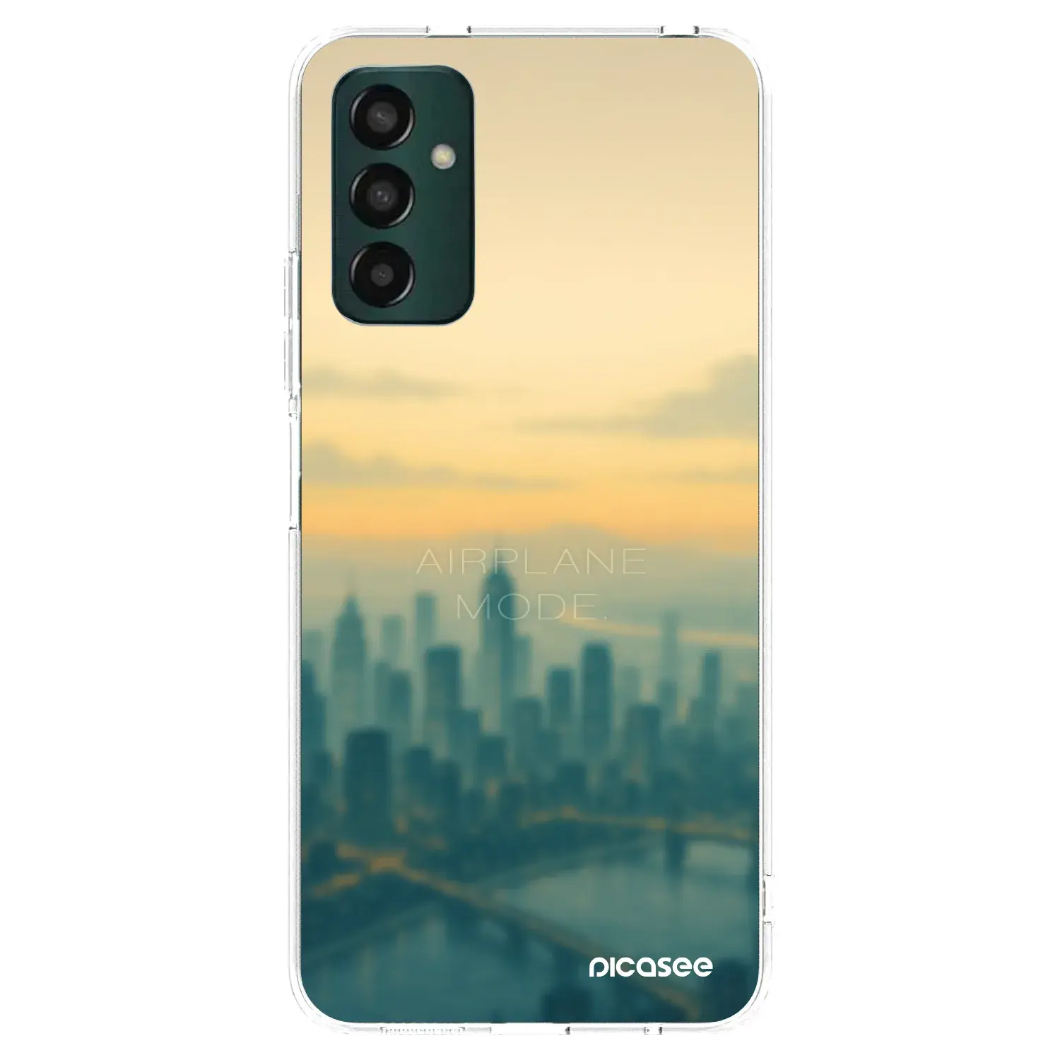 Silikonový průhledný obal pro Samsung Galaxy M23 5G - Airplane mode