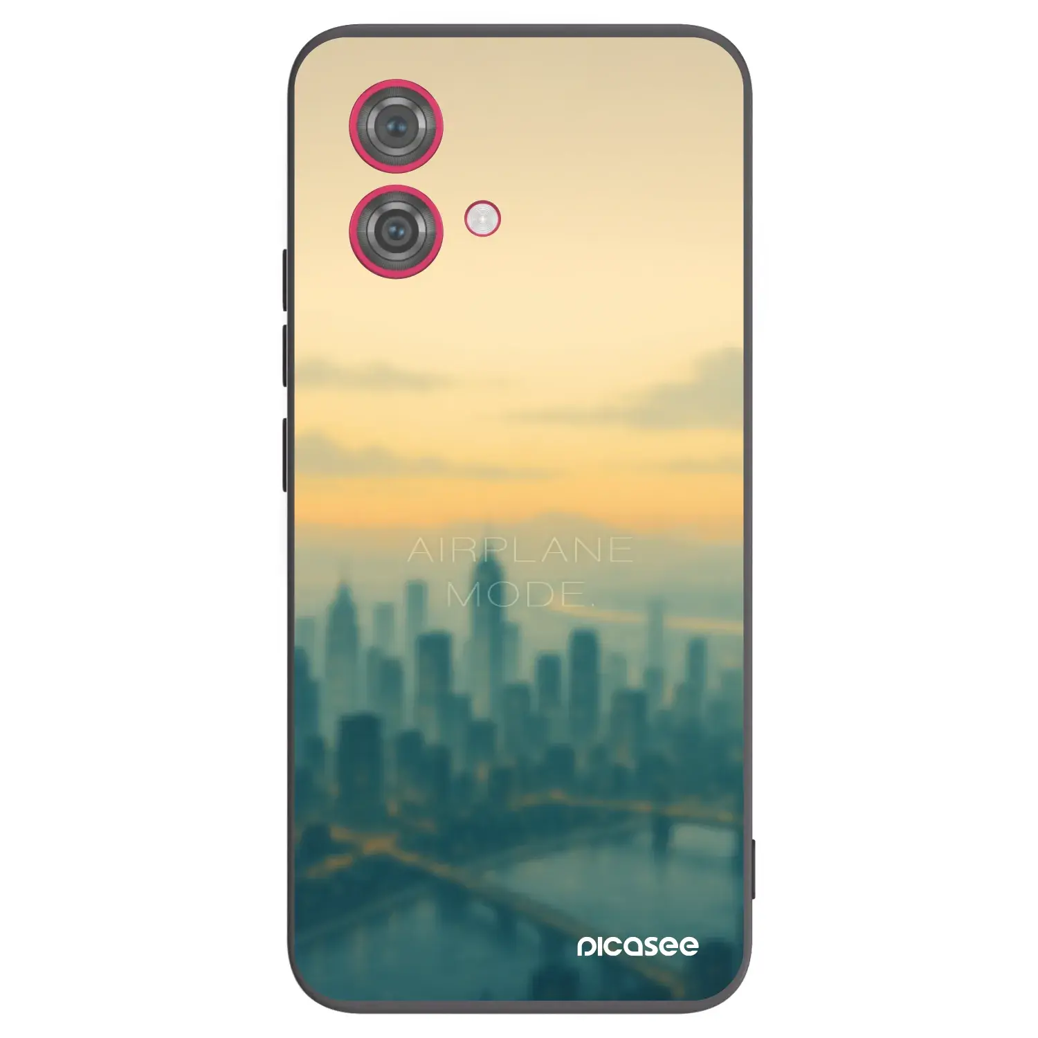 Silikonový černý obal pro Motorola Moto G84 5G - Airplane mode