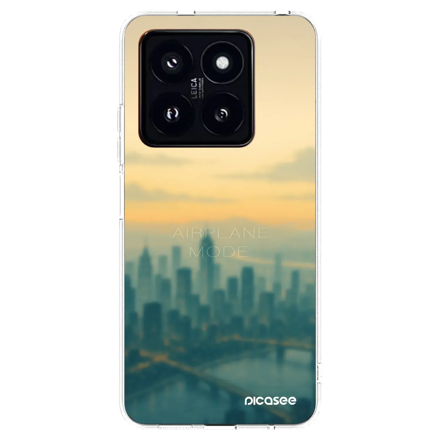 Silikonový průhledný obal pro Xiaomi 14 Pro - Airplane mode