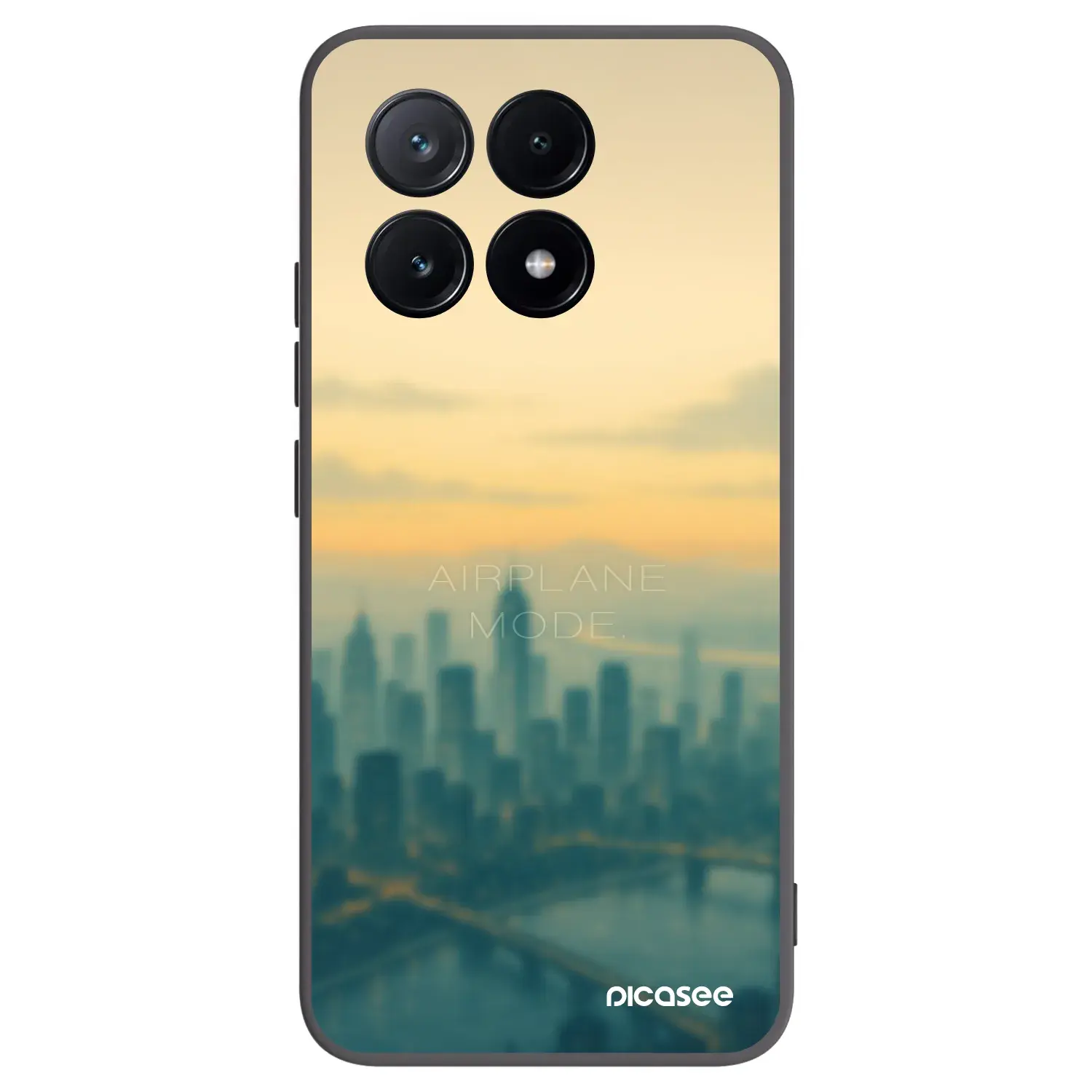 Silikonový černý obal pro Xiaomi Poco X6 Pro - Airplane mode