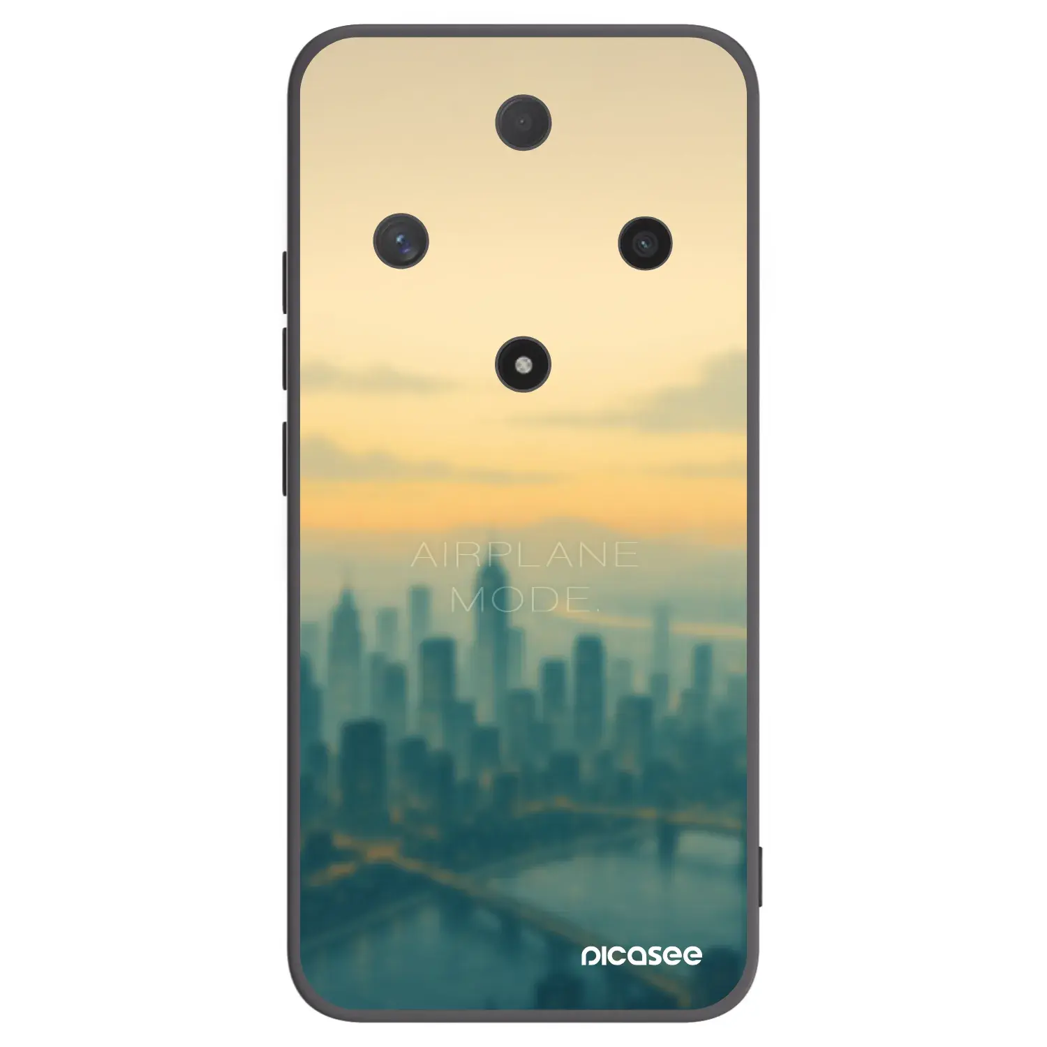 Silikonový černý obal pro Honor Magic6 Lite 5G - Airplane mode