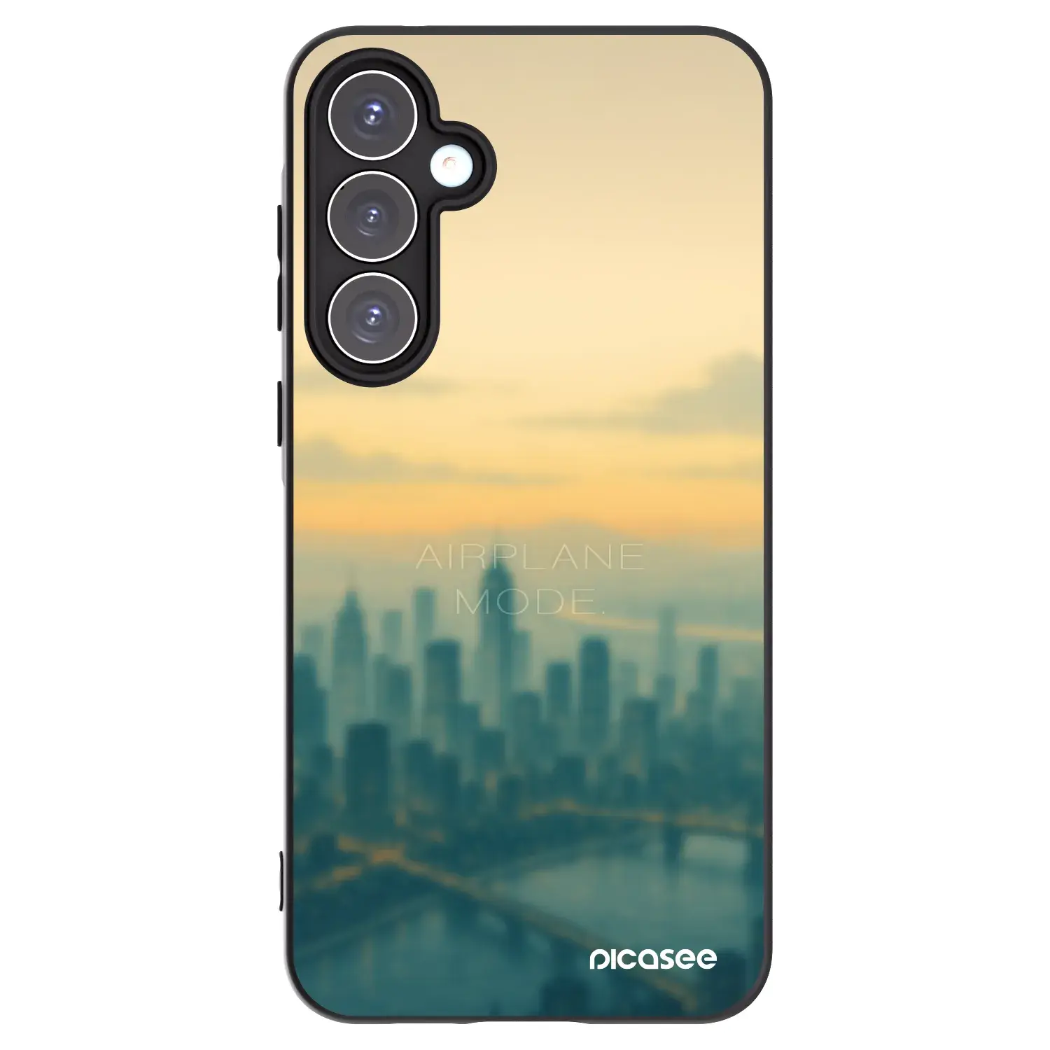 Silikonový černý obal pro Samsung Galaxy A55 5G A556B - Airplane mode