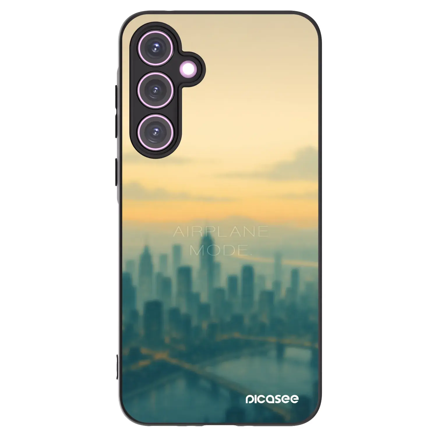 Silikonový černý obal pro Samsung Galaxy A35 5G A356B - Airplane mode