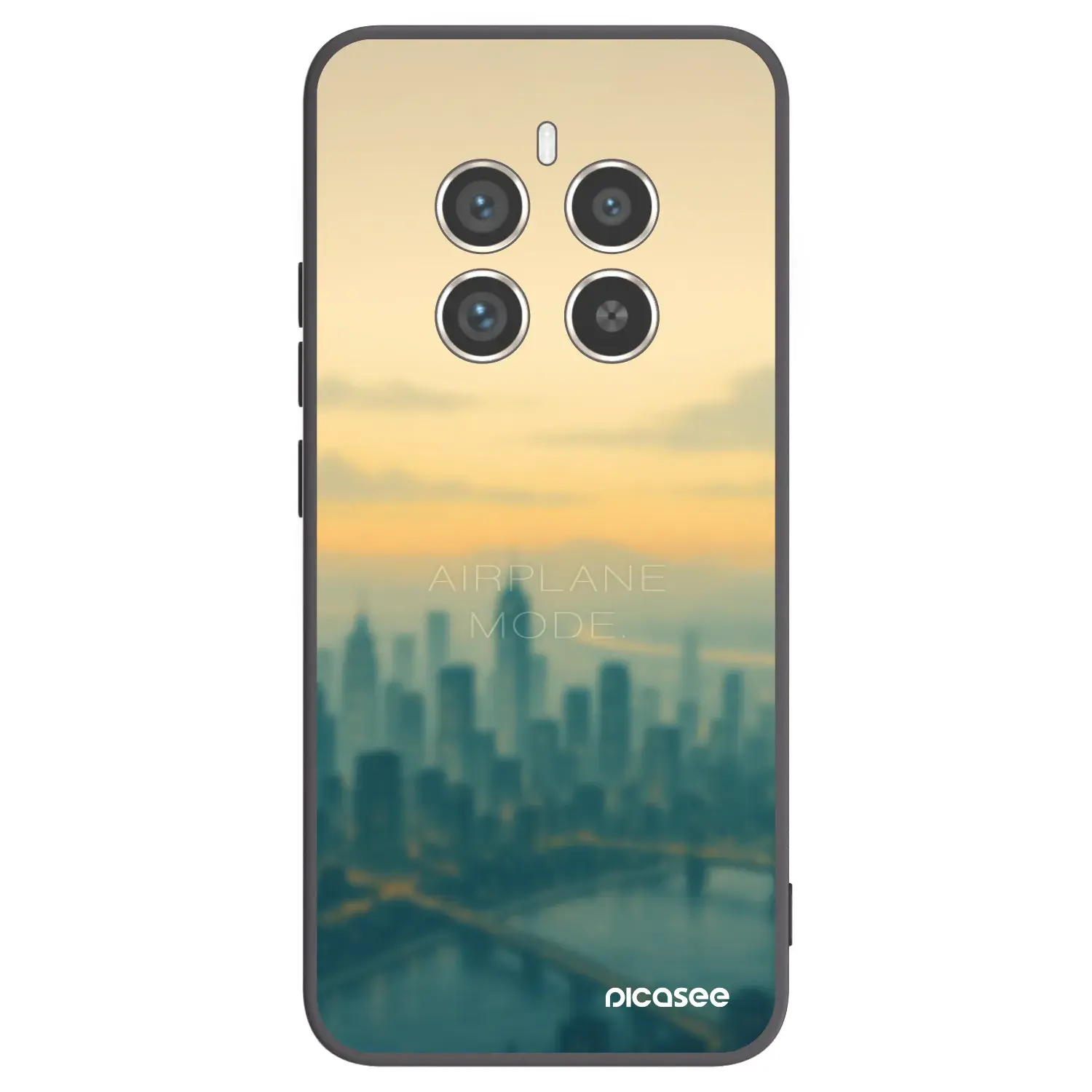 Silikonový černý obal pro Realme 12 Pro 5G - Airplane mode