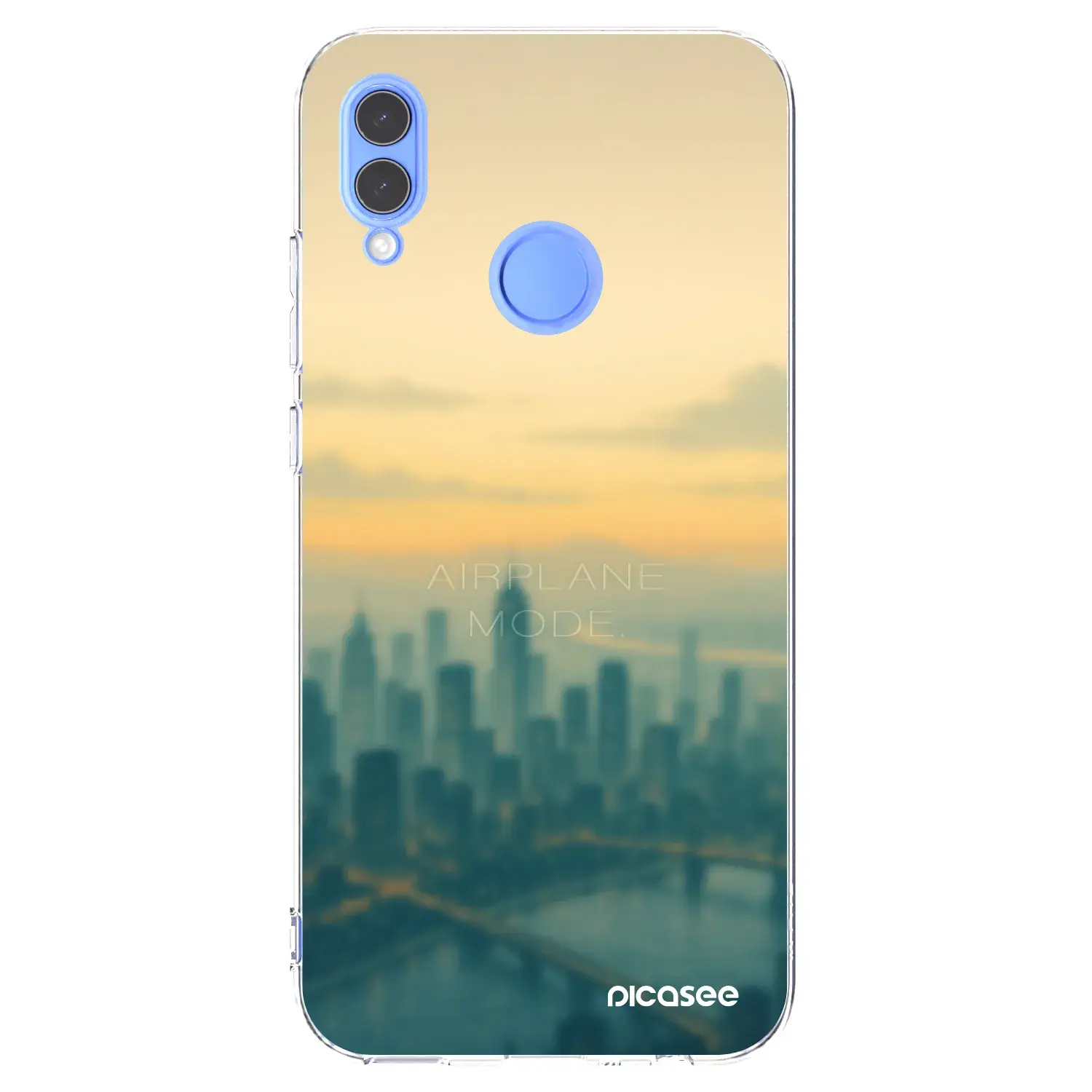 Silikonový průhledný obal pro Huawei P Smart 2019 - Airplane mode