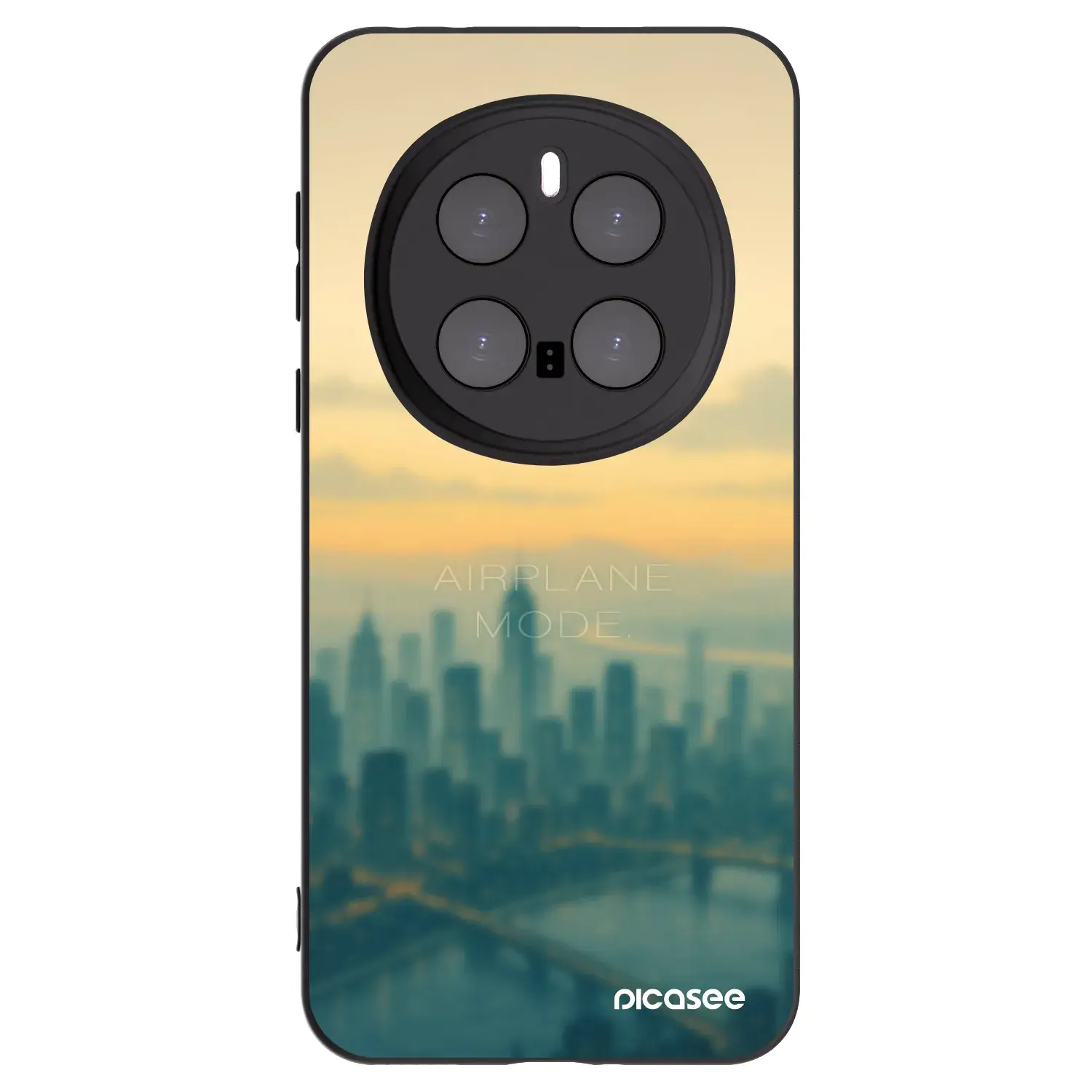 Silikonový černý obal pro Honor Magic7 Pro 5G - Airplane mode