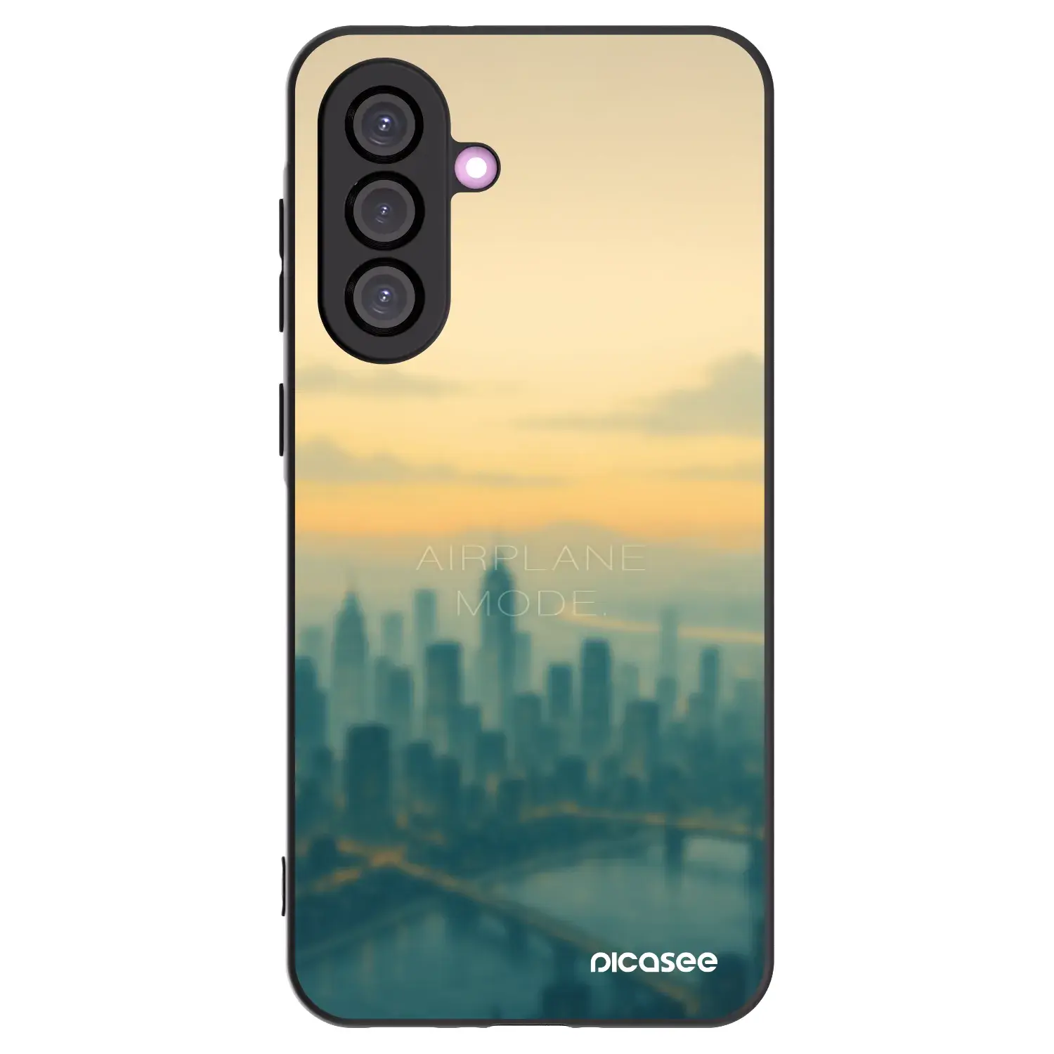 Silikonový černý obal pro Samsung Galaxy A56 5G A566B - Airplane mode