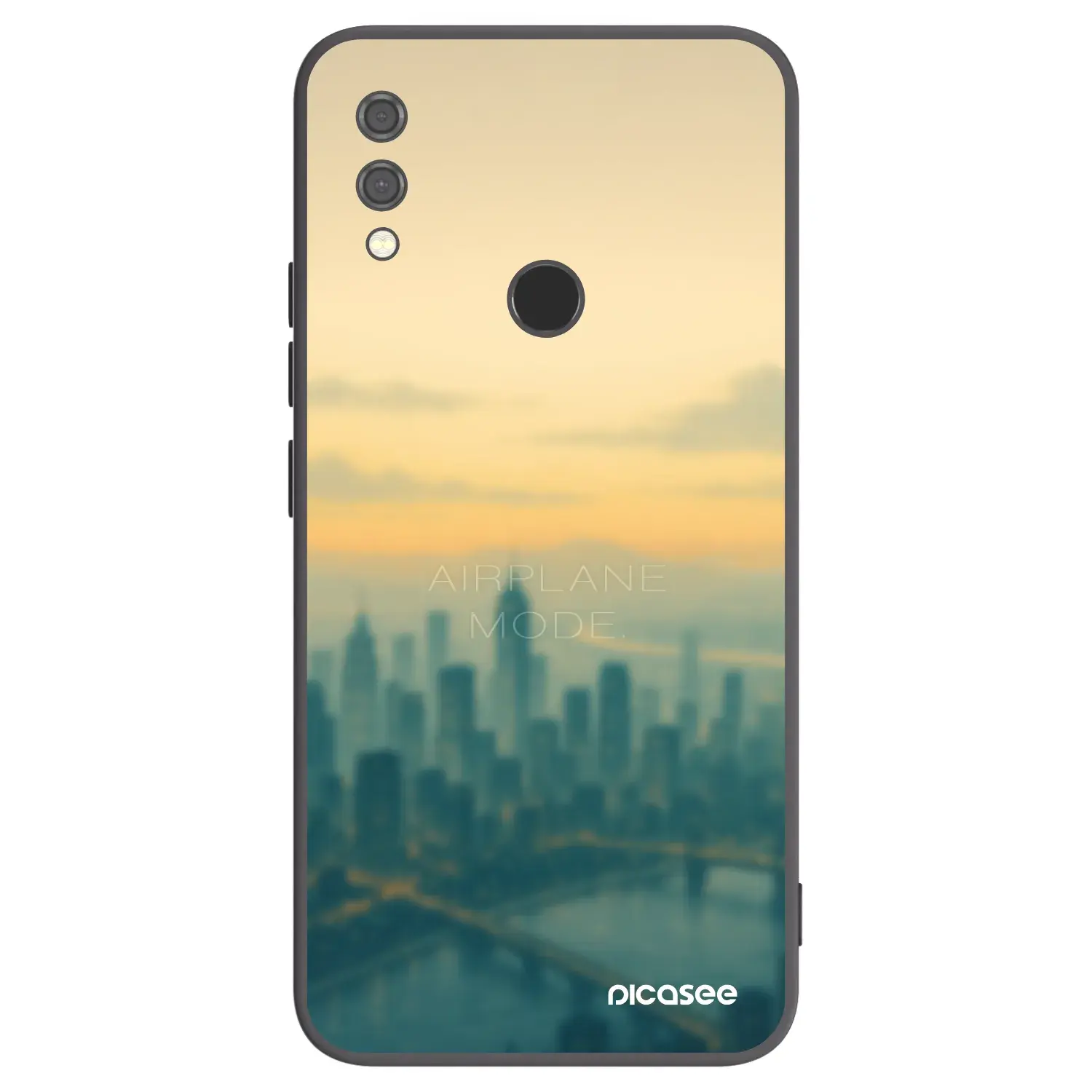 Silikonový černý obal pro Xiaomi Redmi Note 7 - Airplane mode