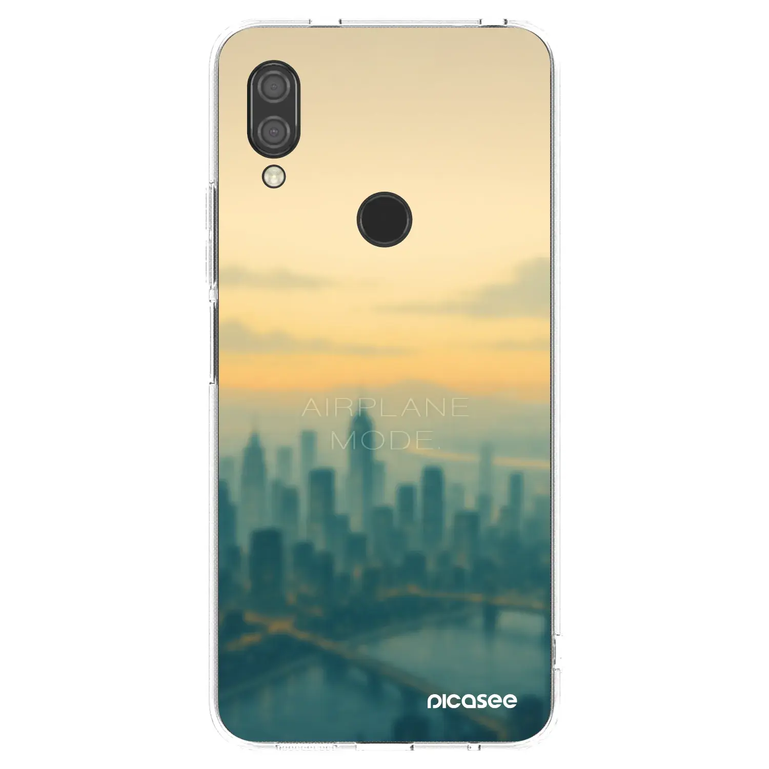 Silikonový průhledný obal pro Xiaomi Redmi 7 - Airplane mode