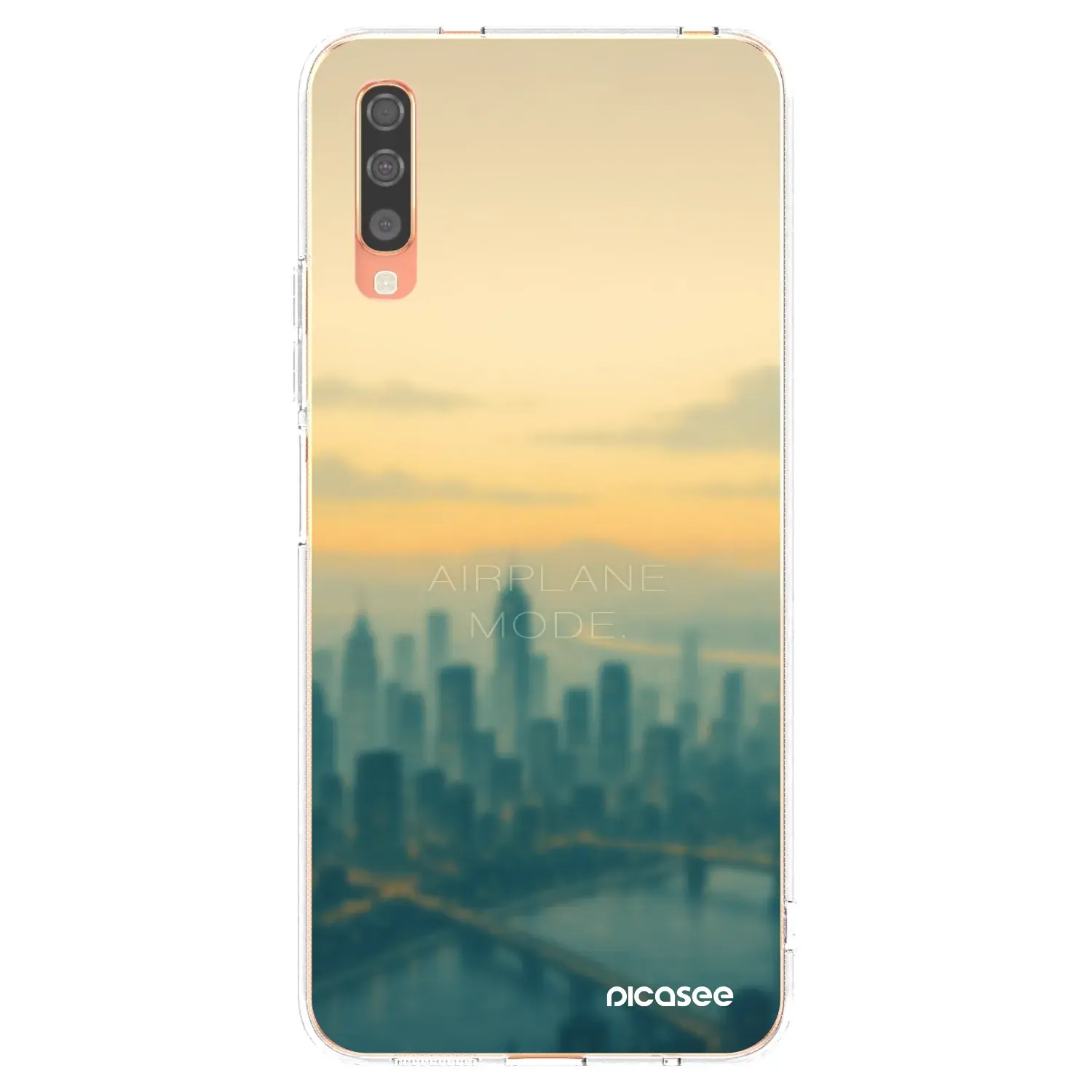 Silikonový průhledný obal pro Samsung Galaxy A70 A705F - Airplane mode