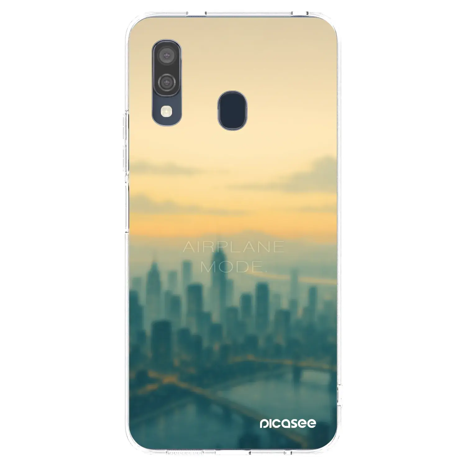 Silikonový průhledný obal pro Samsung Galaxy A40 A405F - Airplane mode