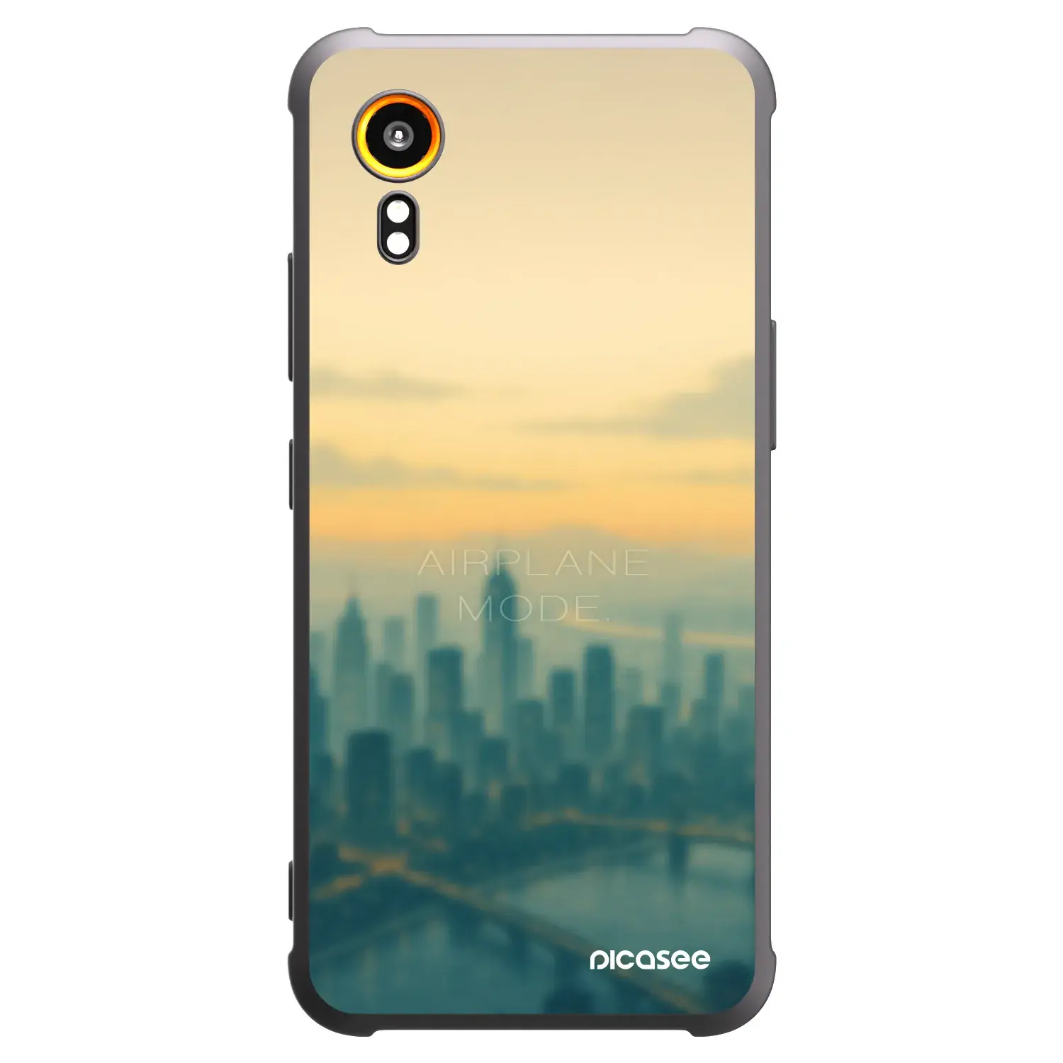 Silikonový černý obal pro Samsung Galaxy XCover 7 - Airplane mode