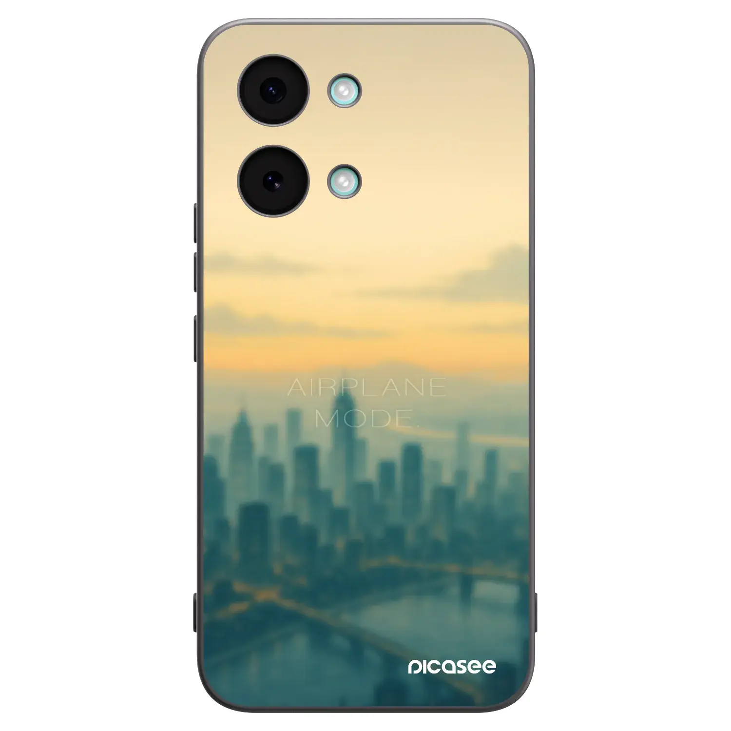 Silikonový černý obal pro Xiaomi Poco X8 Pro Max - Airplane mode