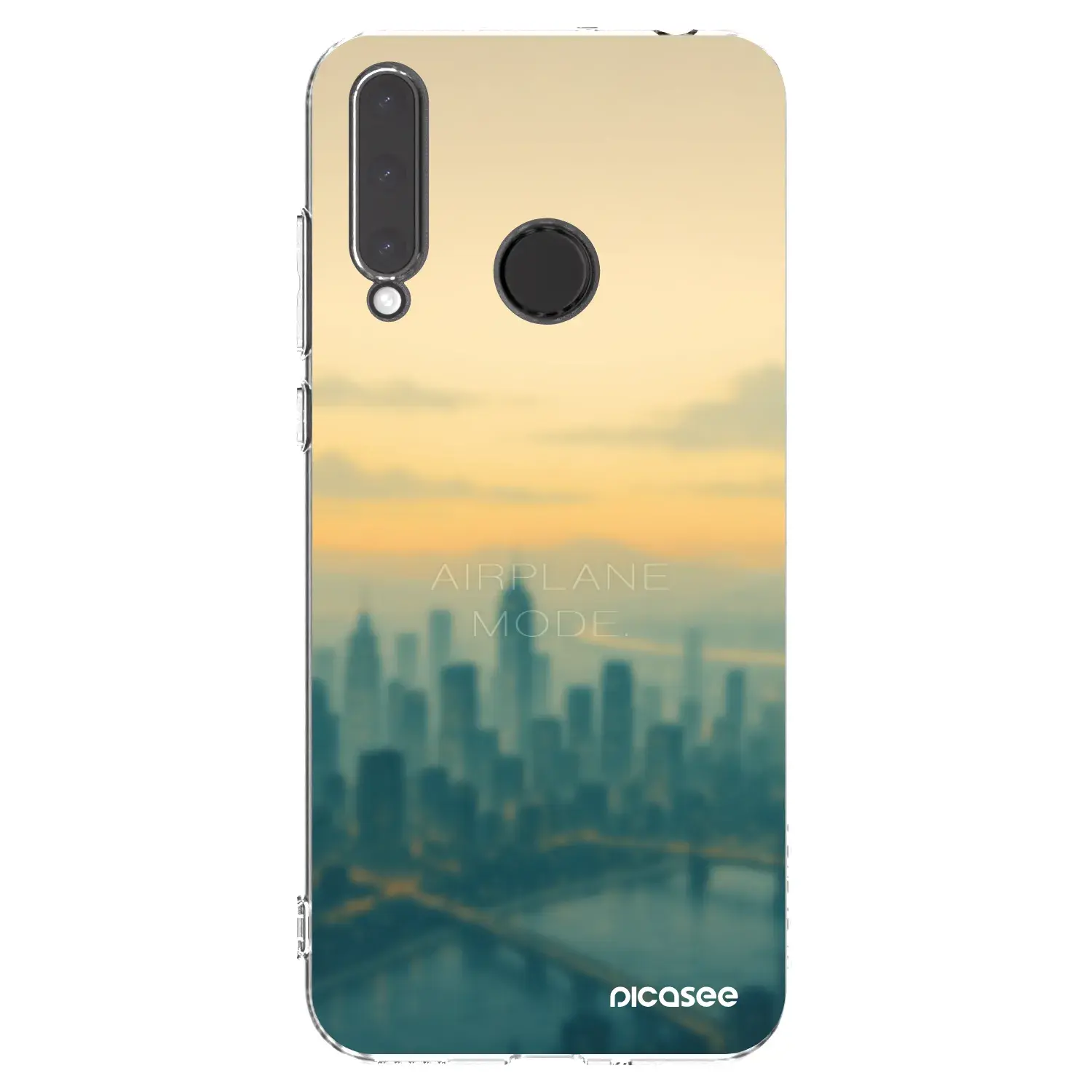 Silikonový průhledný obal pro Honor 20 Lite - Airplane mode