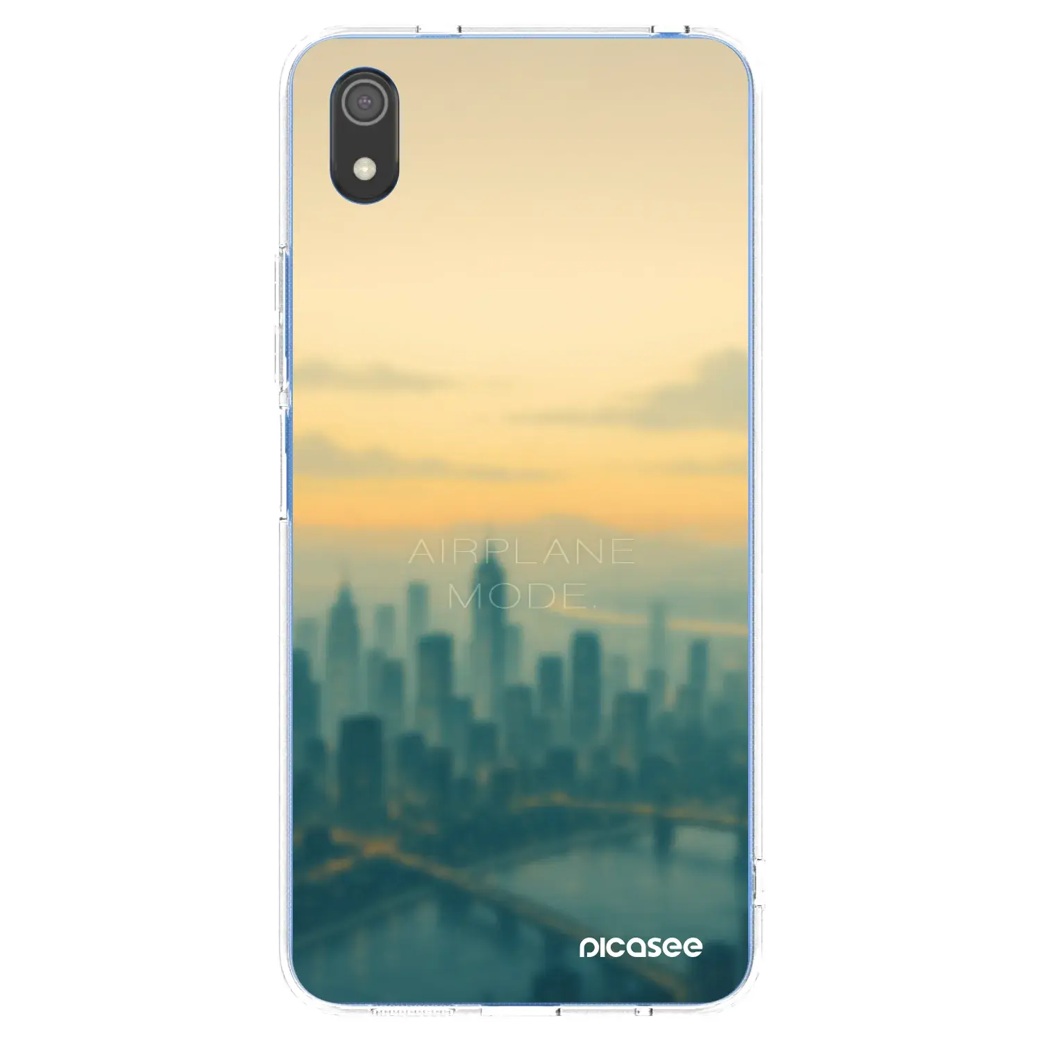 Silikonový průhledný obal pro Xiaomi Redmi 7A - Airplane mode