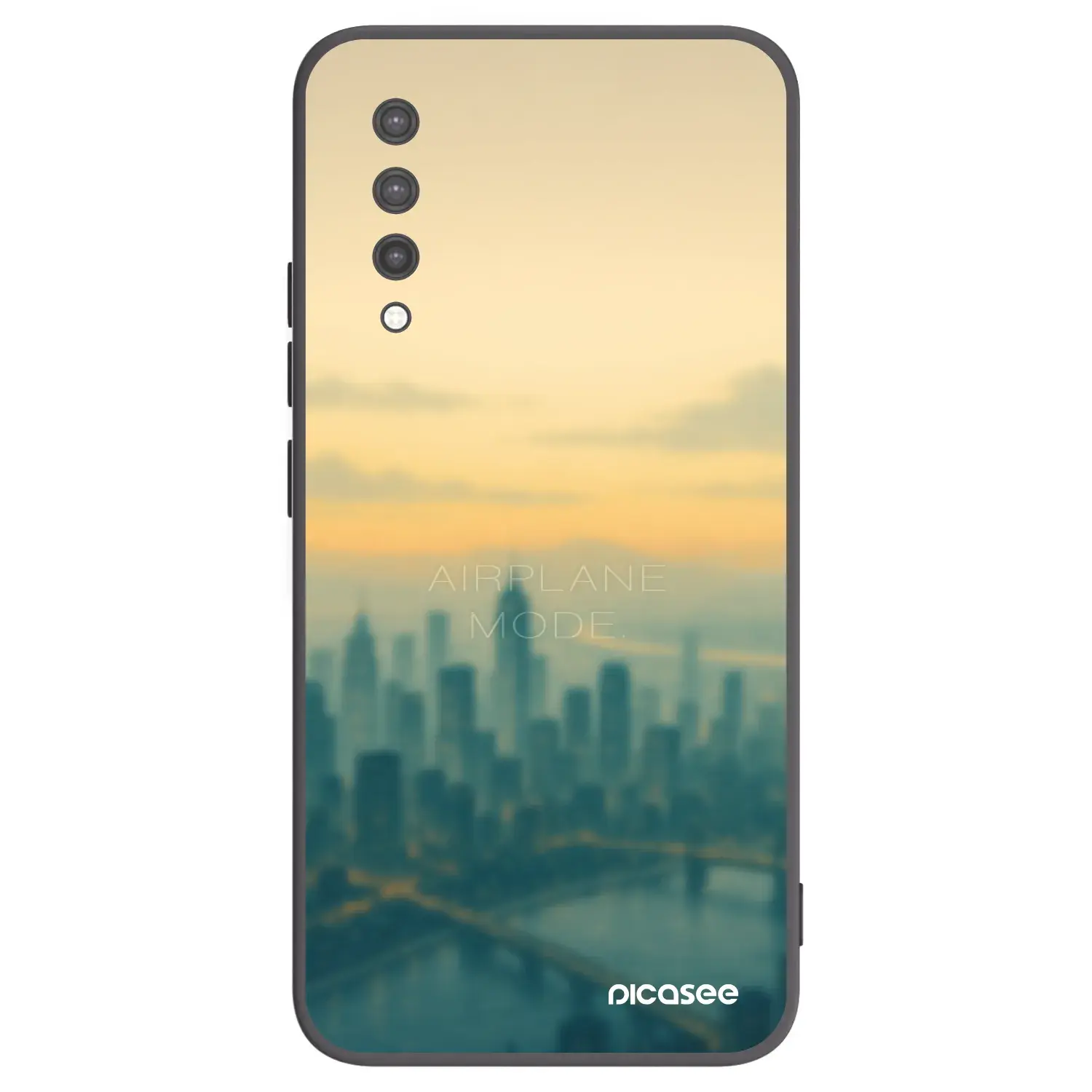 Silikonový černý obal pro Xiaomi Mi 9 Lite - Airplane mode