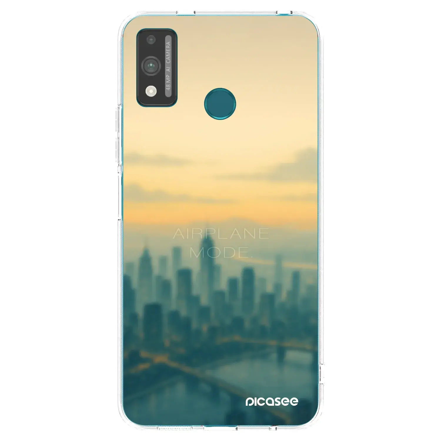 Silikonový průhledný obal pro Honor 9X Lite - Airplane mode