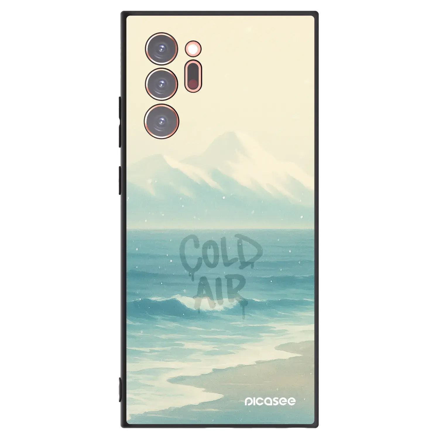 Silikonový černý obal pro Samsung Galaxy Note 20 Ultra - COLD AIR