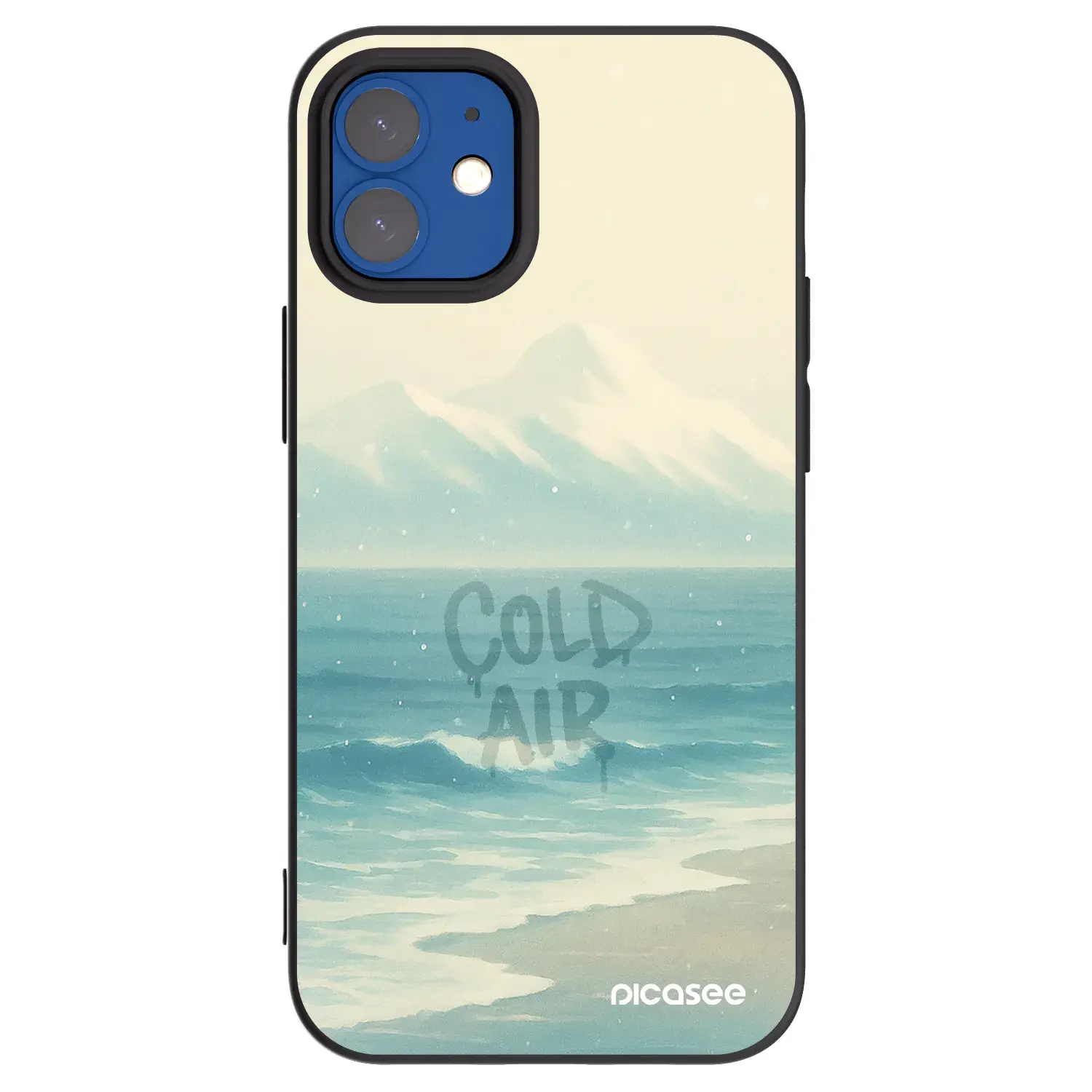 Silikonový černý obal pro Apple iPhone 12 mini - COLD AIR