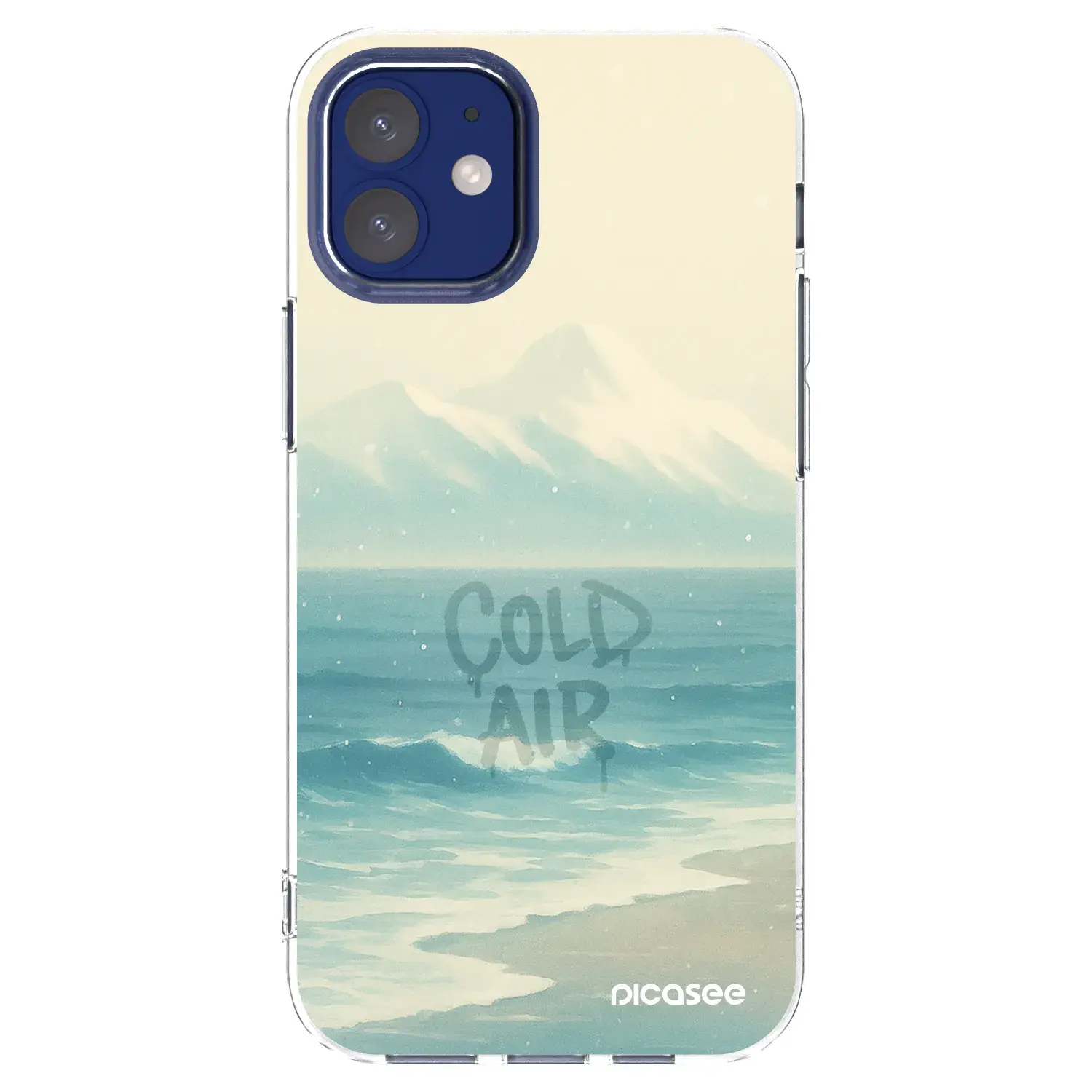 Silikonový průhledný obal pro Apple iPhone 12 mini - COLD AIR