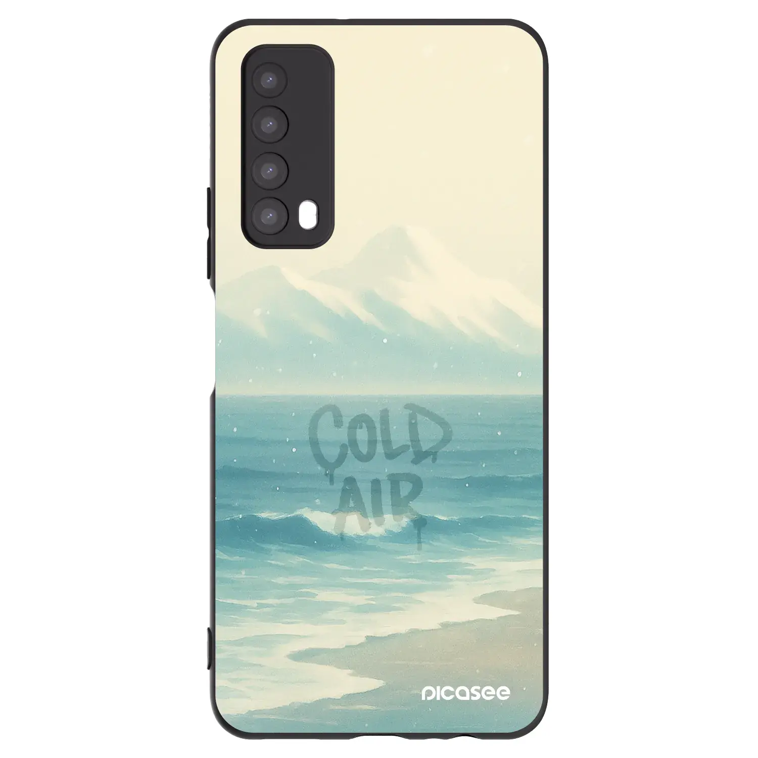 Silikonový černý obal pro Huawei P Smart 2021 - COLD AIR