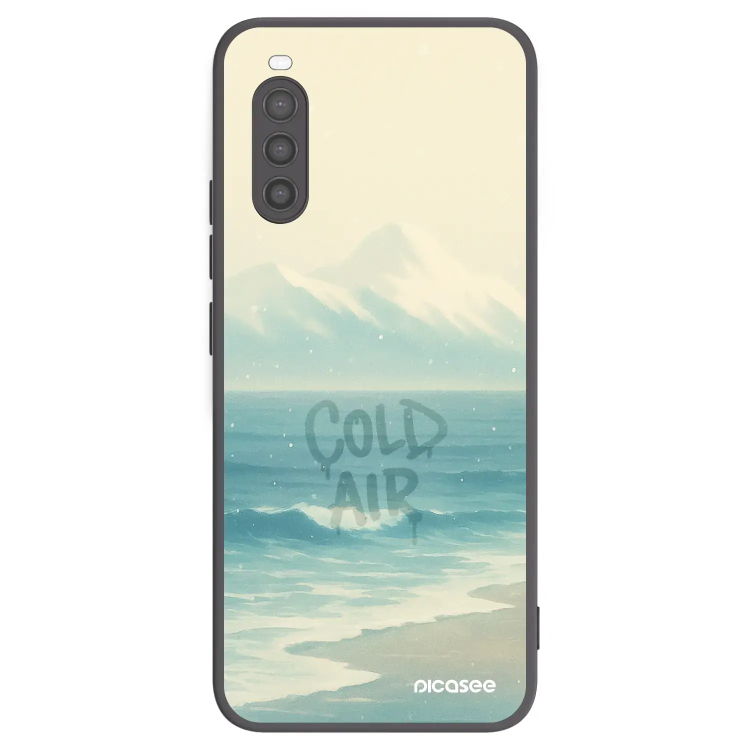 Silikonový černý obal pro Sony Xperia 10 II - COLD AIR