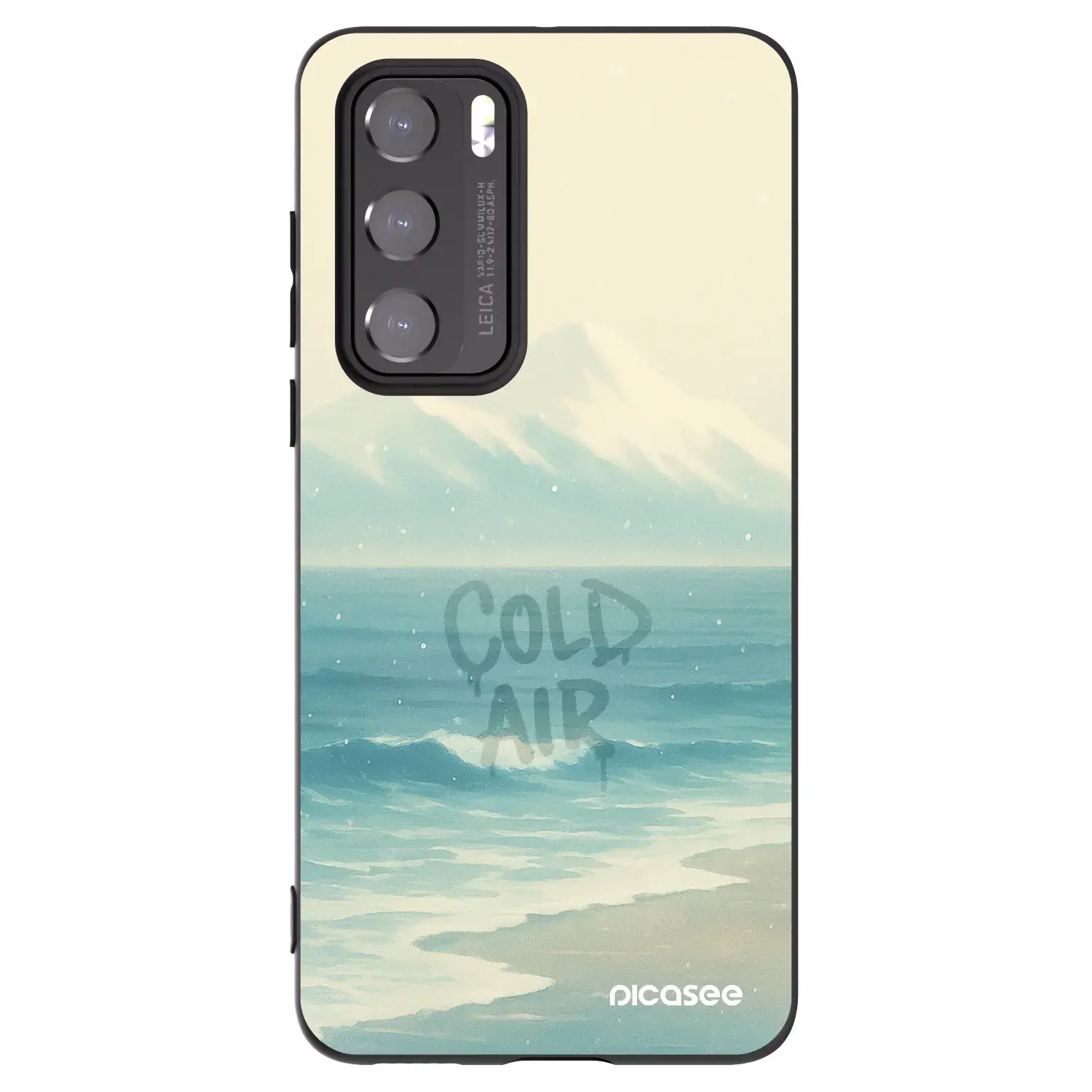 Silikonový černý obal pro Huawei P40 - COLD AIR