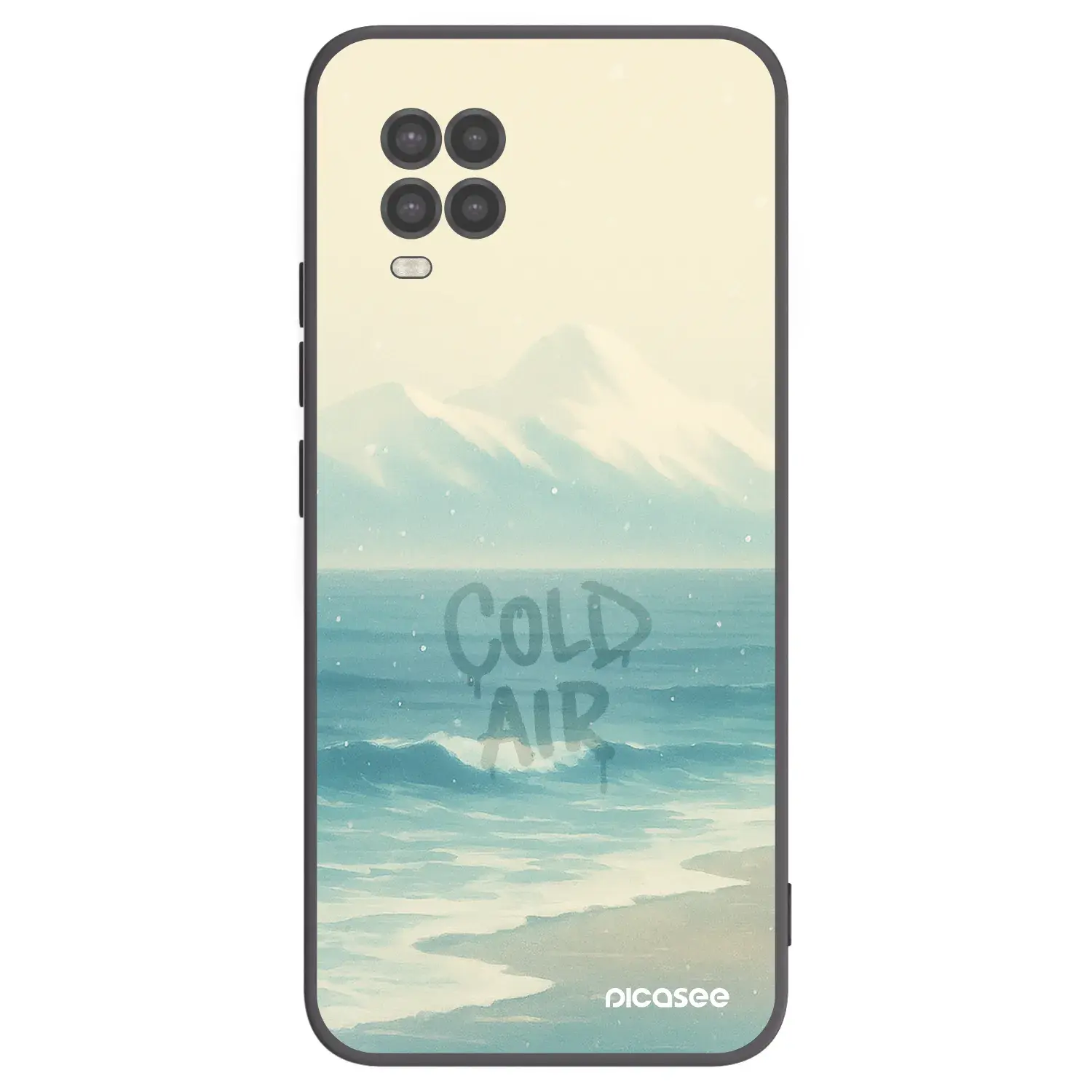 Silikonový černý obal pro Xiaomi Mi 10 Lite - COLD AIR