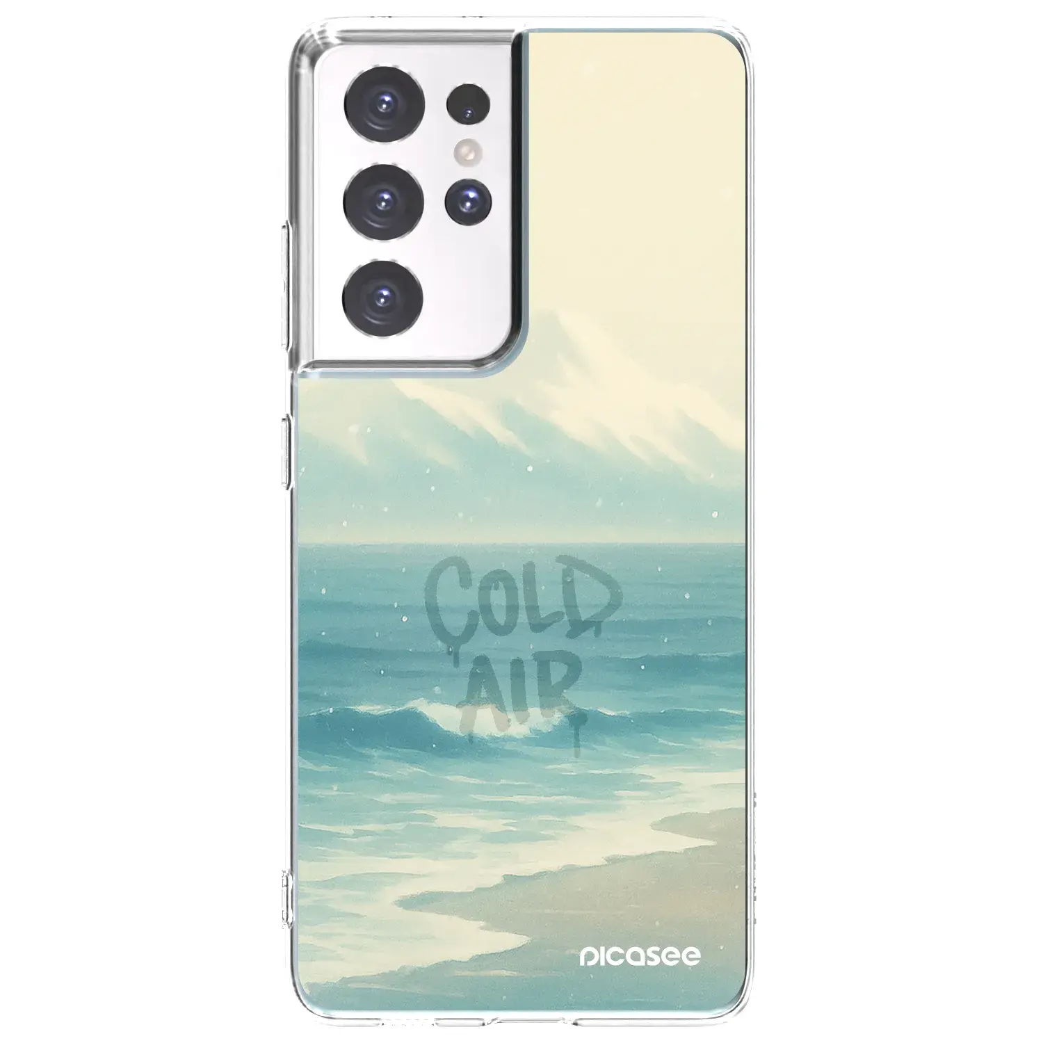 Silikonový průhledný obal pro Samsung Galaxy S21 Ultra 5G G998B - COLD AIR
