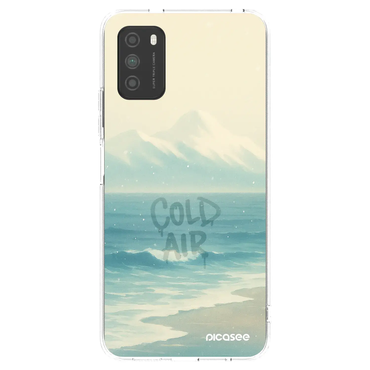 Silikonový průhledný obal pro Xiaomi Poco M3 - COLD AIR