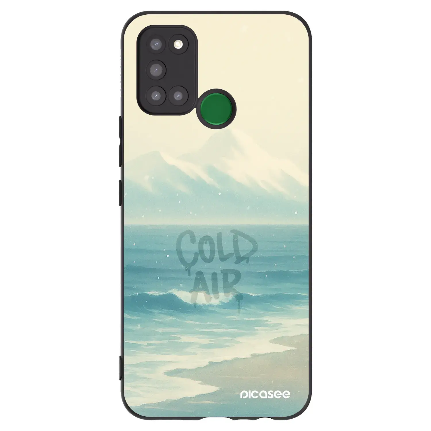 Silikonový černý obal pro Realme 7i - COLD AIR