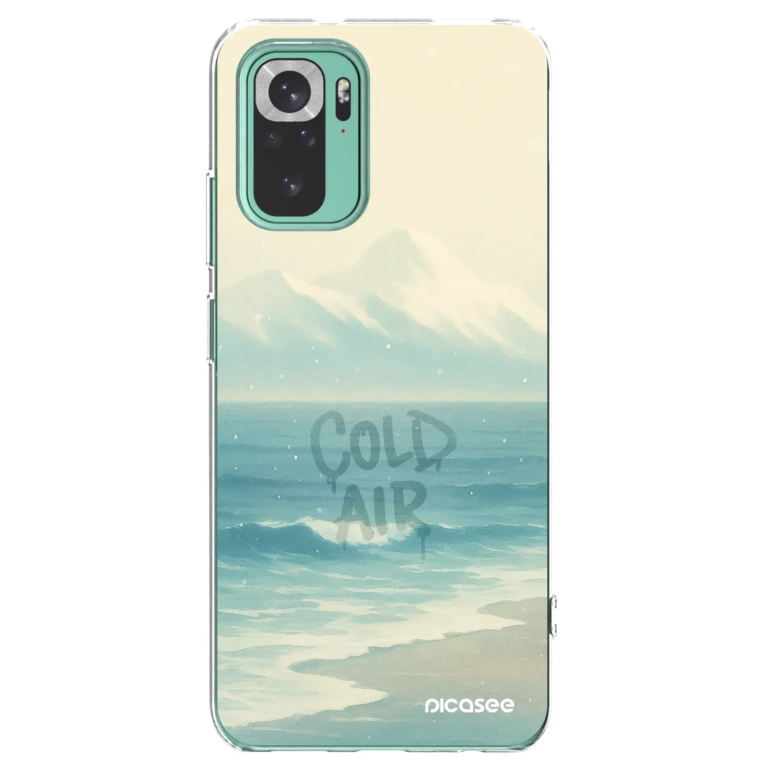 Silikonový průhledný obal pro Xiaomi Redmi Note 10 Pro - COLD AIR