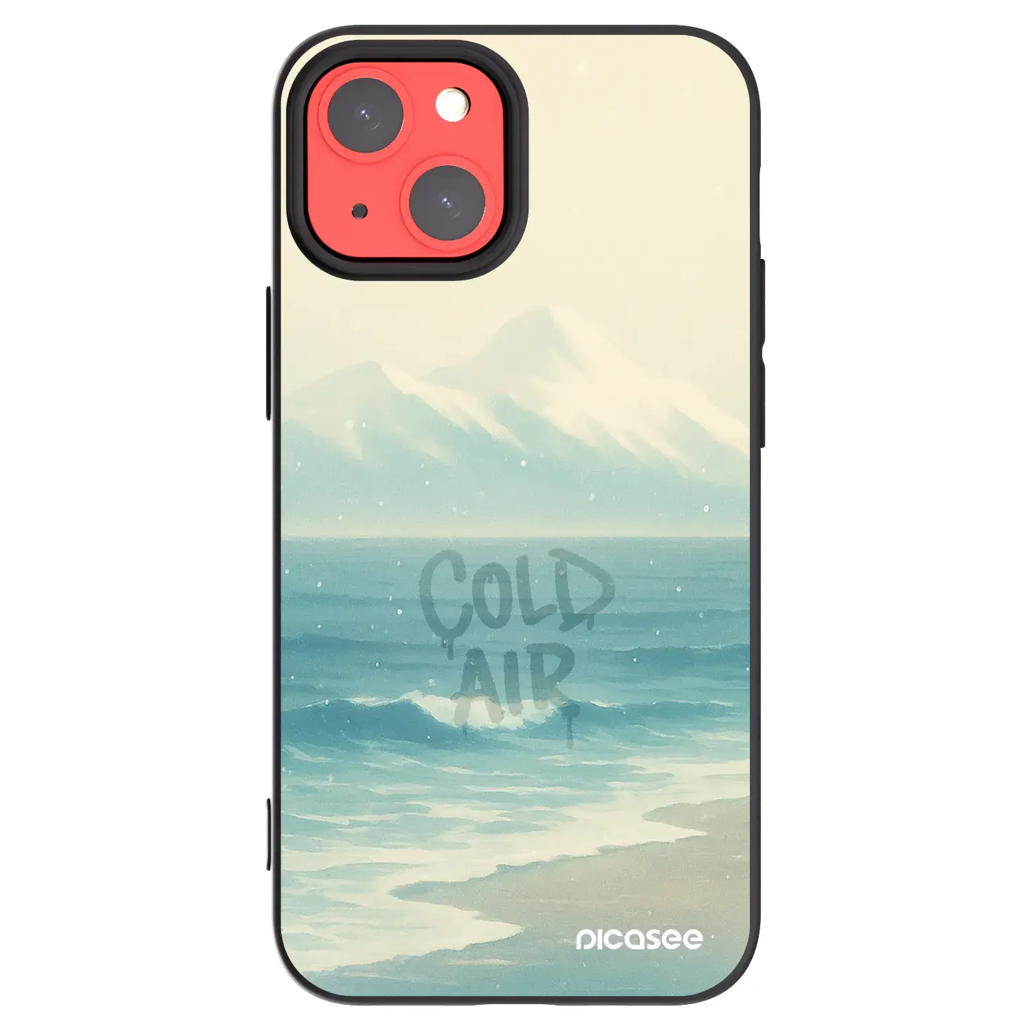 Silikonový černý obal pro Apple iPhone 13 mini - COLD AIR