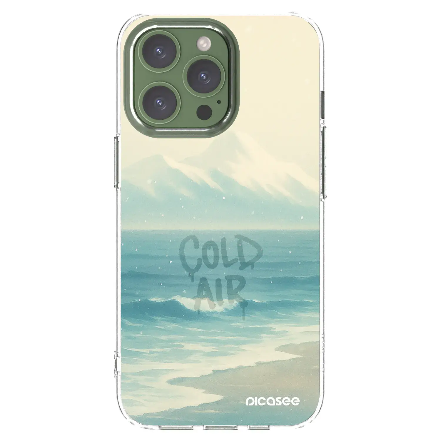 Silikonový průhledný obal pro Apple iPhone 13 Pro - COLD AIR