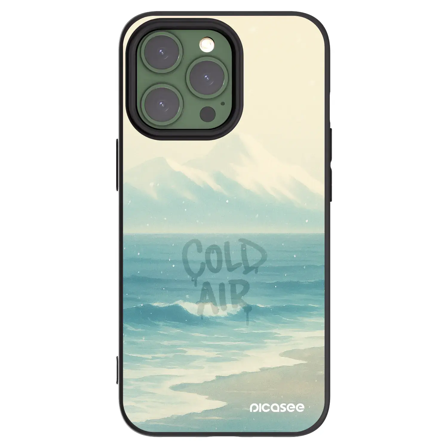 Silikonový černý obal pro Apple iPhone 13 Pro - COLD AIR