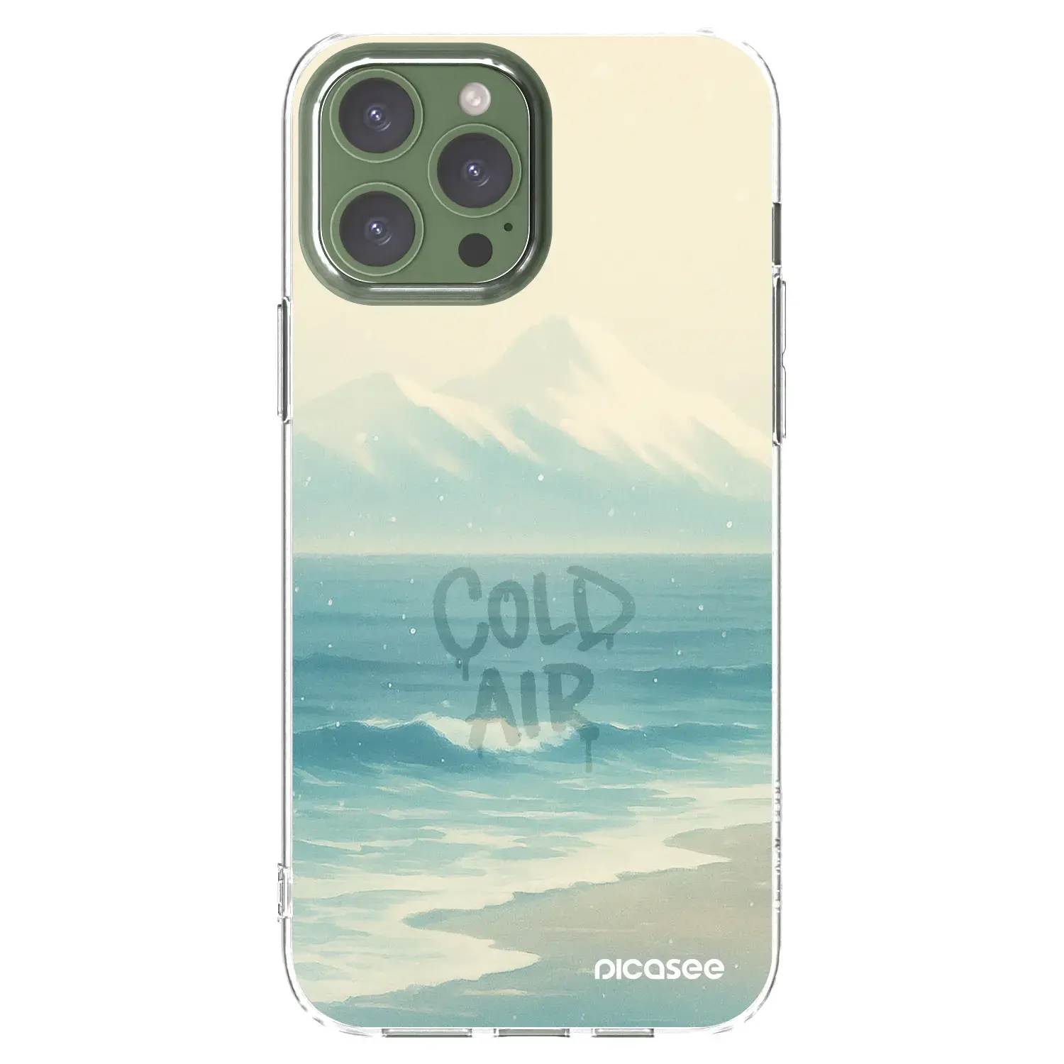 Silikonový průhledný obal pro Apple iPhone 13 Pro Max - COLD AIR