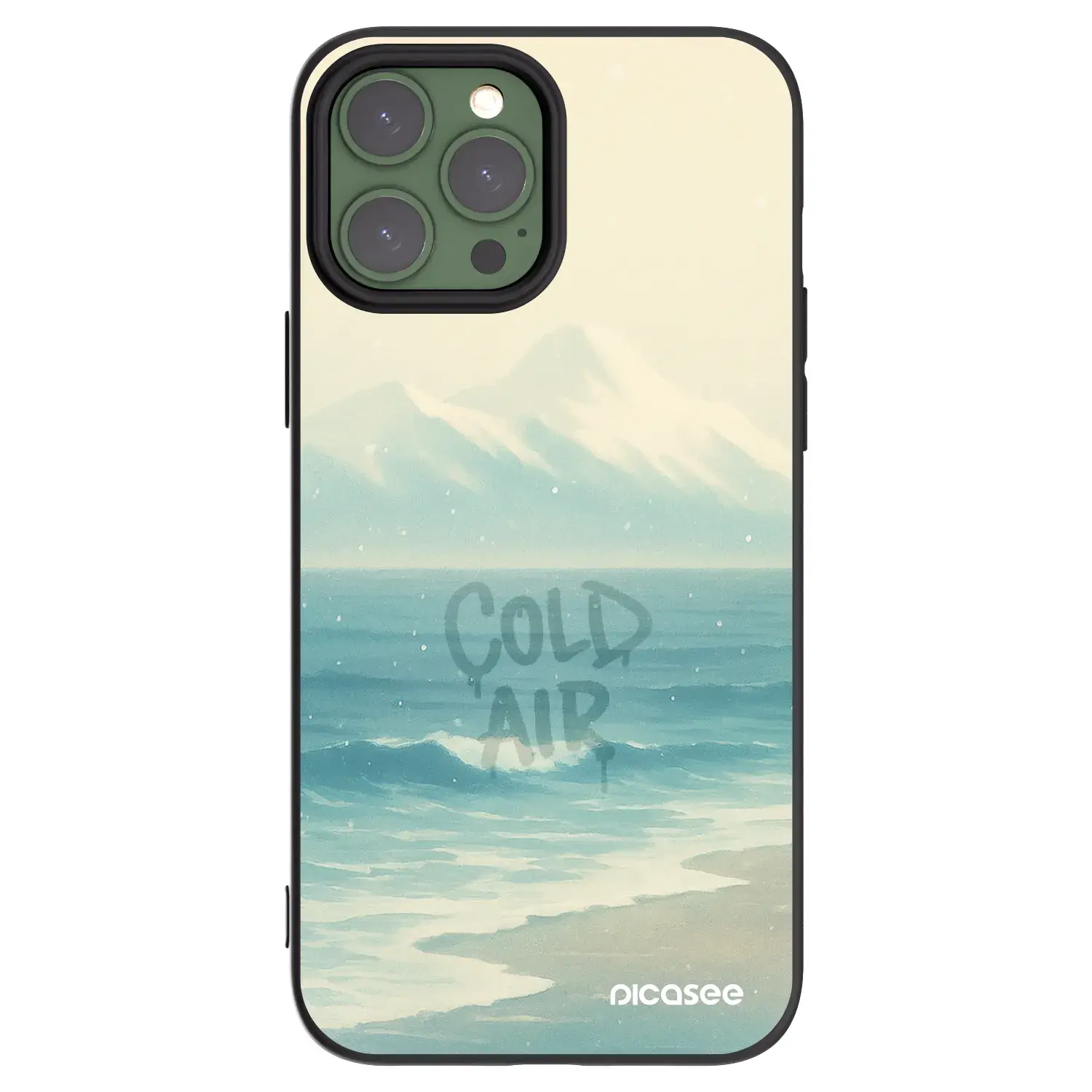 Silikonový černý obal pro Apple iPhone 13 Pro Max - COLD AIR