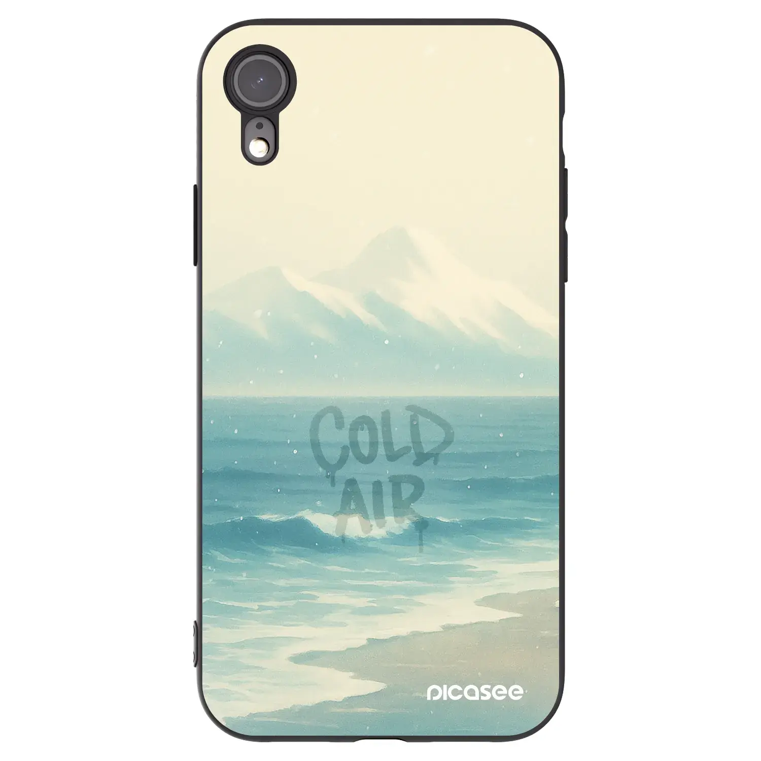 Silikonový černý obal pro Apple iPhone XR - COLD AIR