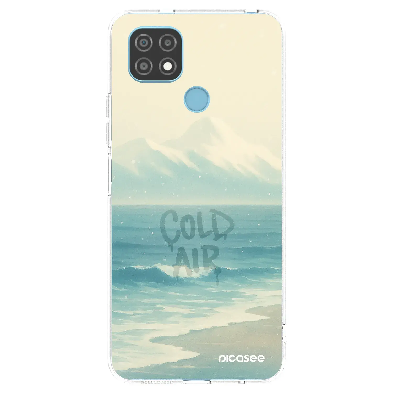 Silikonový průhledný obal pro Realme C21 - COLD AIR