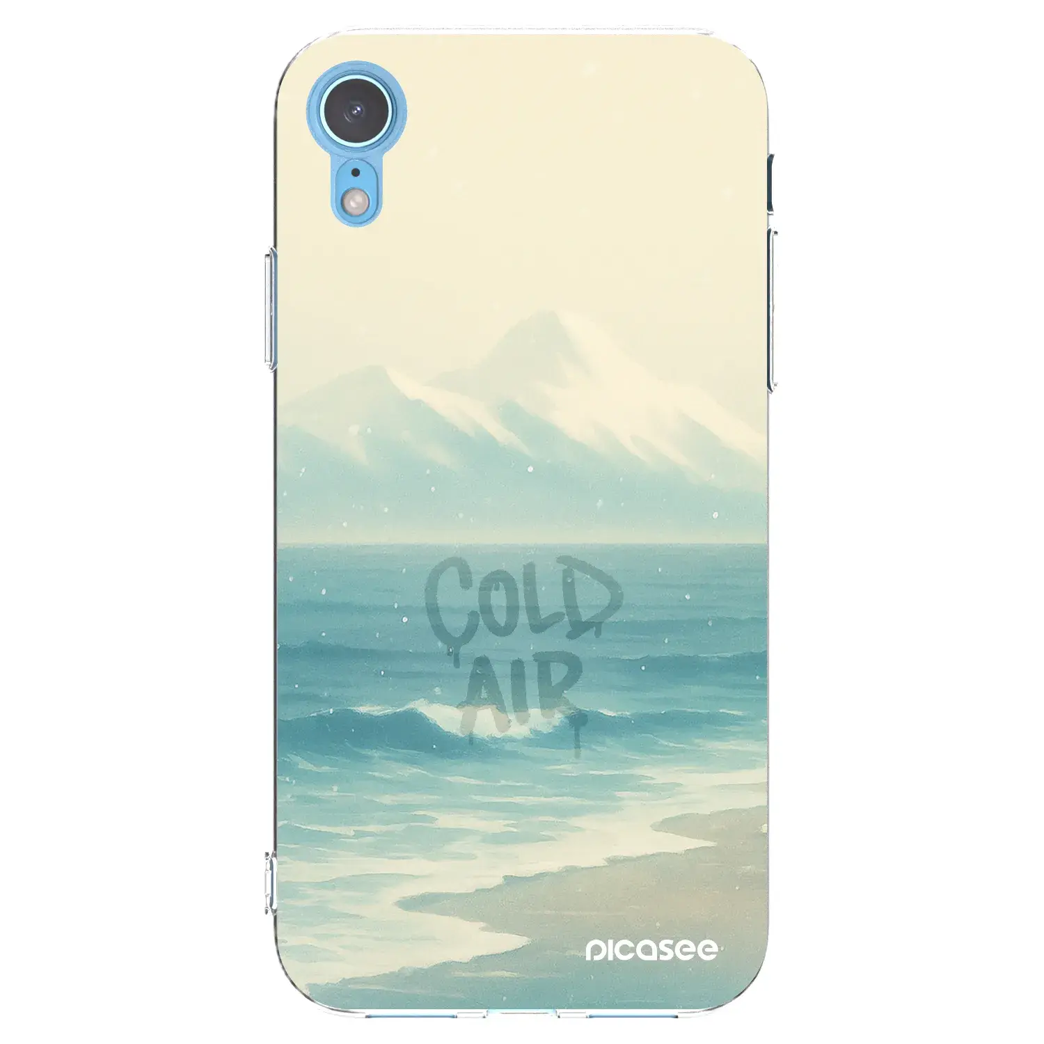 Silikonový průhledný obal pro Apple iPhone XR - COLD AIR