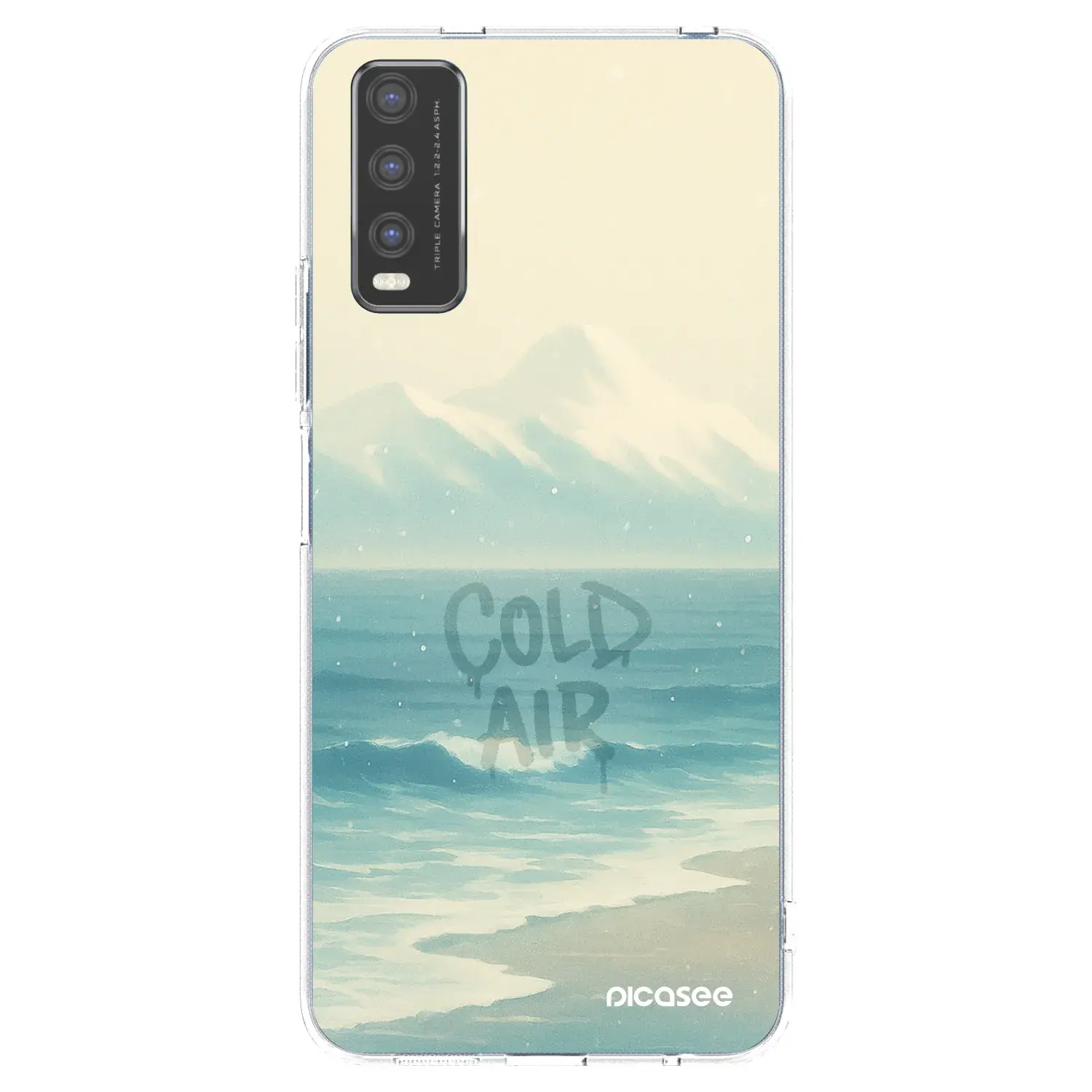 Silikonový průhledný obal pro Vivo Y20s - COLD AIR