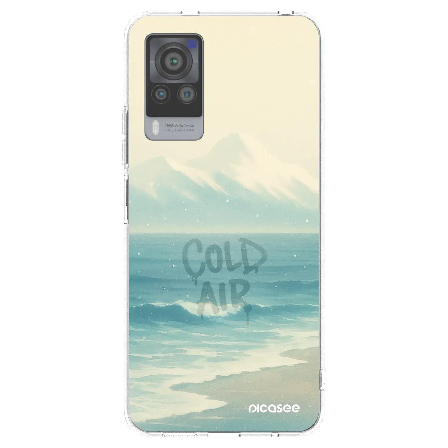Silikonový průhledný obal pro Vivo X60 Pro 5G - COLD AIR