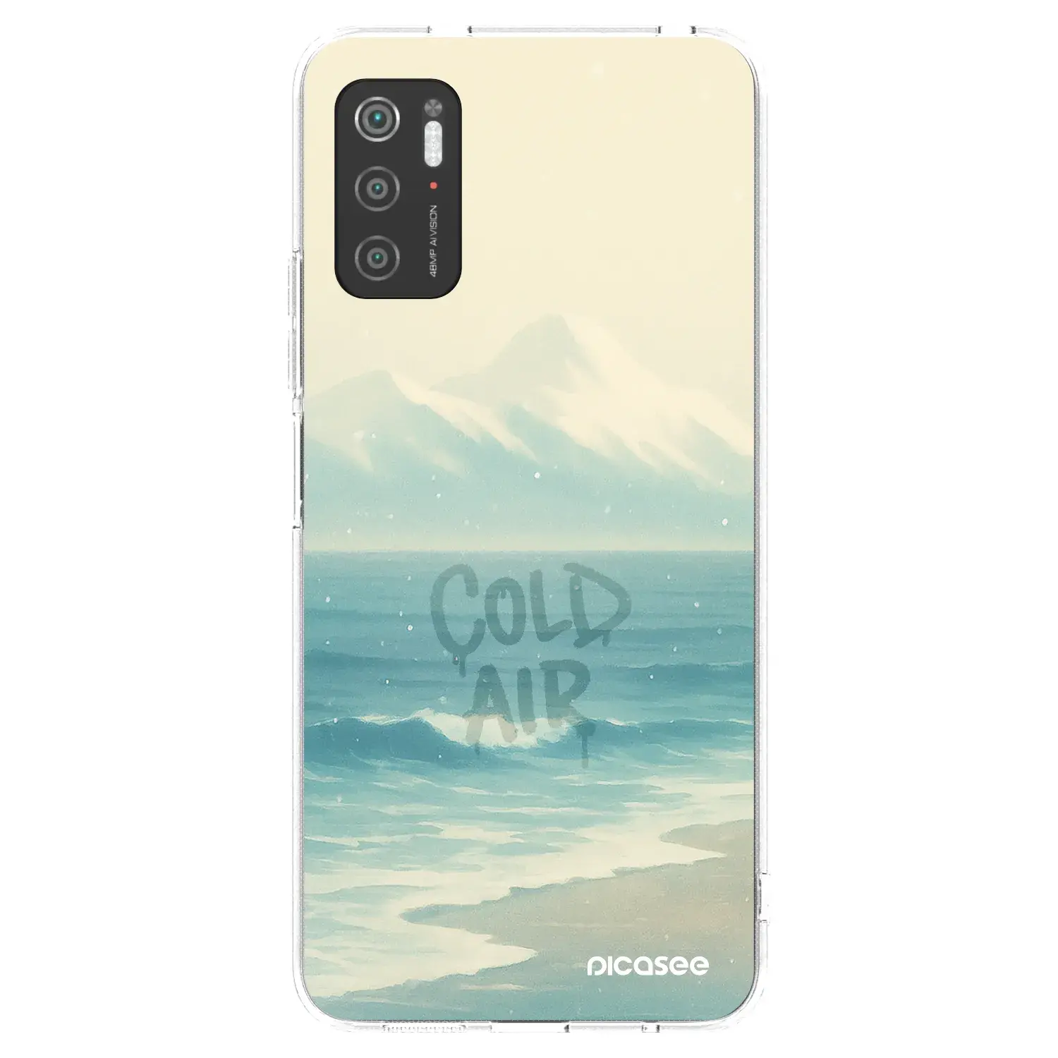 Silikonový průhledný obal pro Xiaomi Poco M3 Pro 5G - COLD AIR