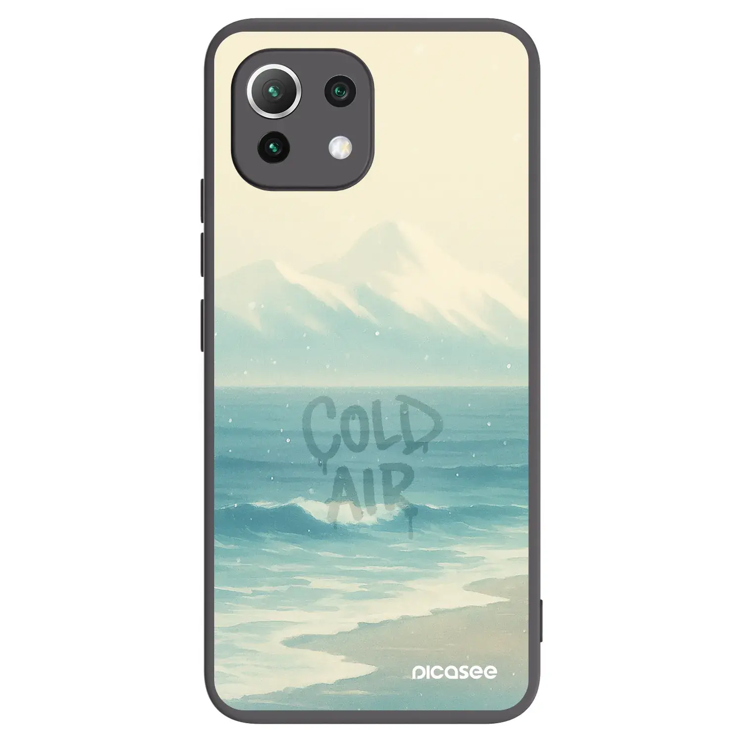 Silikonový černý obal pro Xiaomi 11 Lite 5G NE - COLD AIR