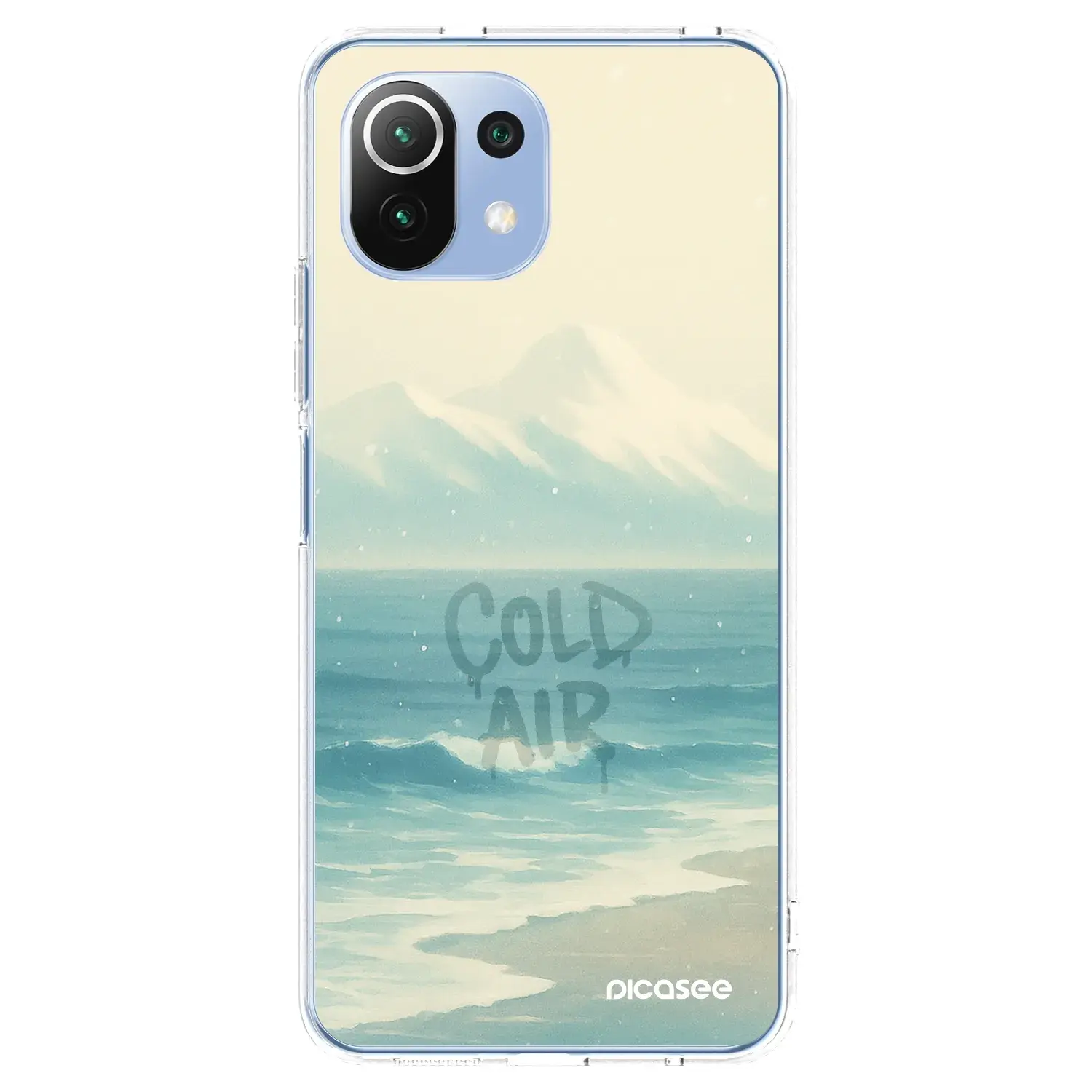 Silikonový průhledný obal pro Xiaomi 11 Lite 5G NE - COLD AIR