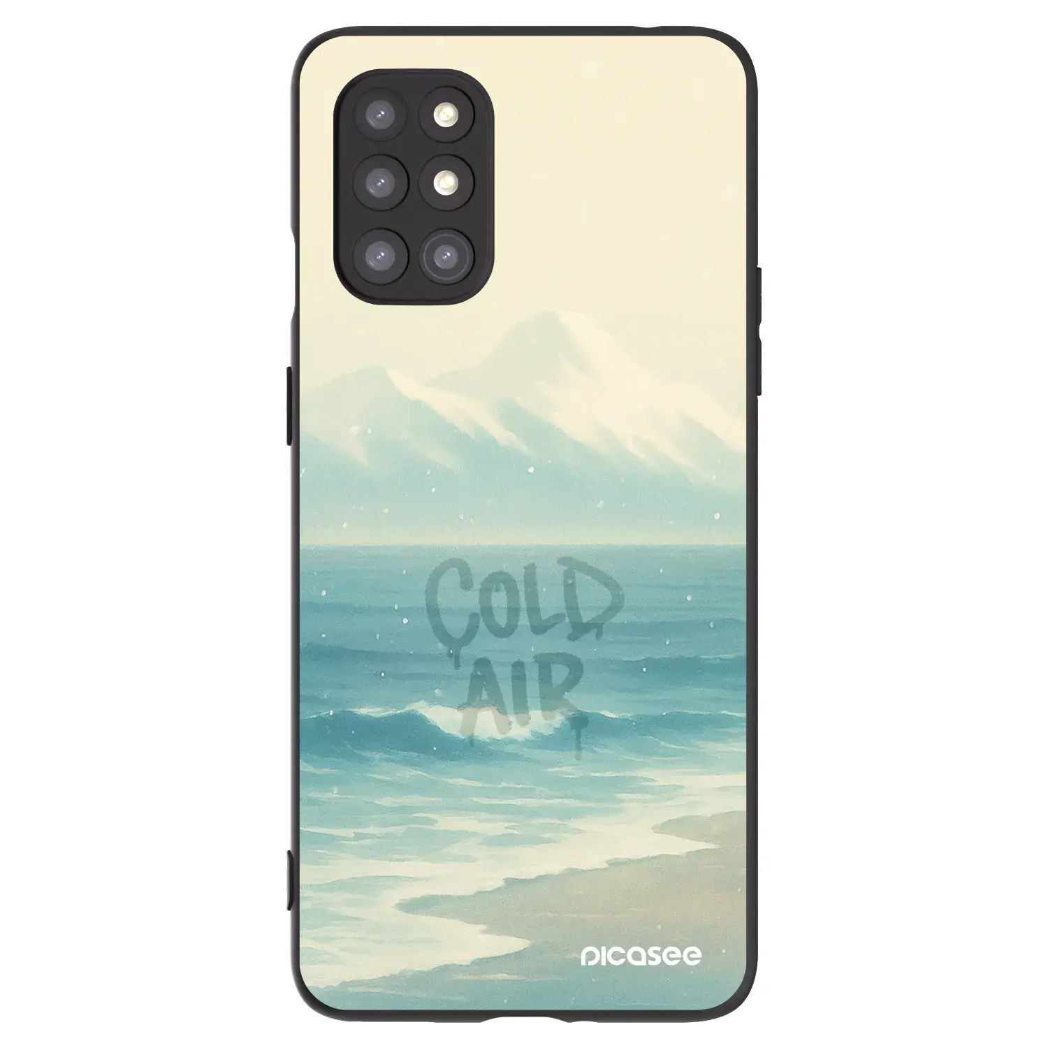 Silikonový černý obal pro OnePlus 8T - COLD AIR