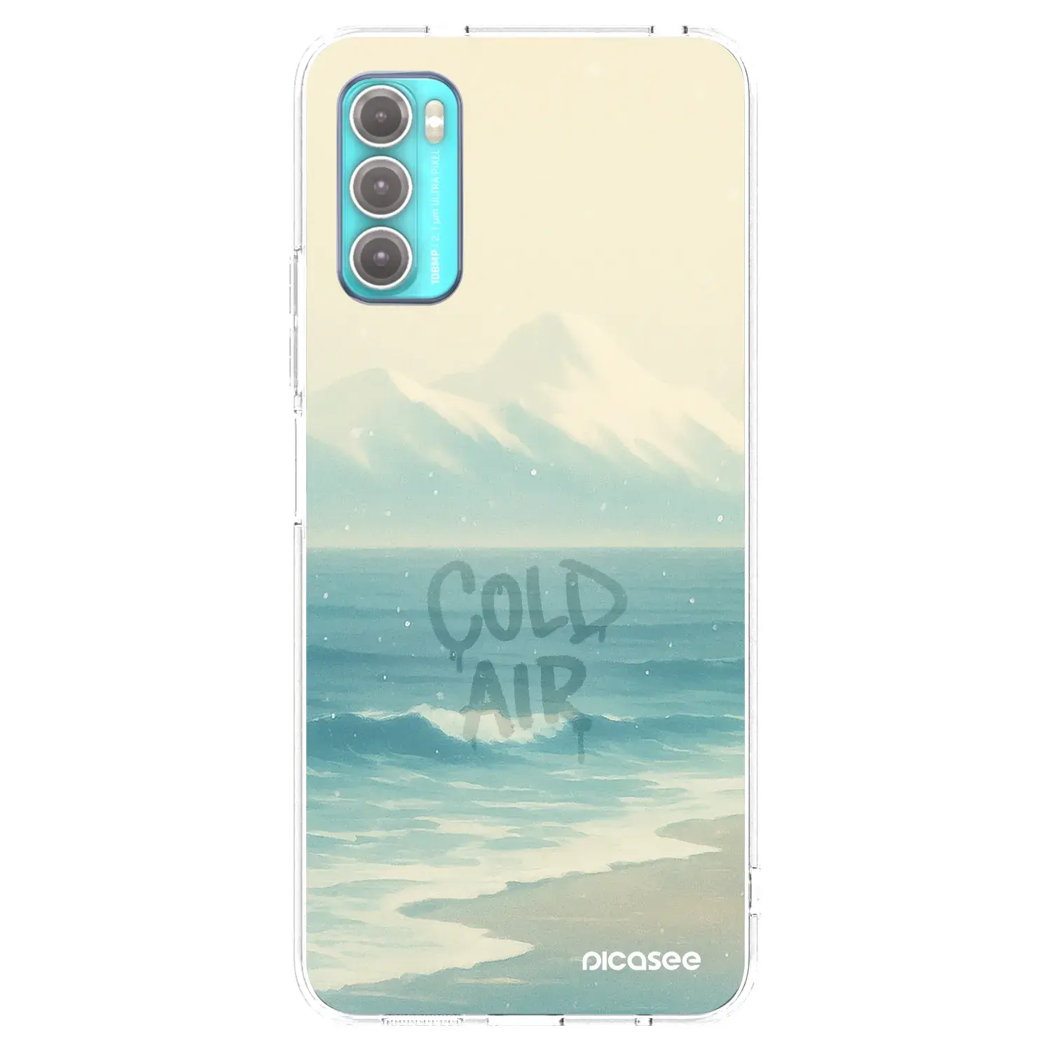 Silikonový průhledný obal pro Motorola Moto G60 - COLD AIR