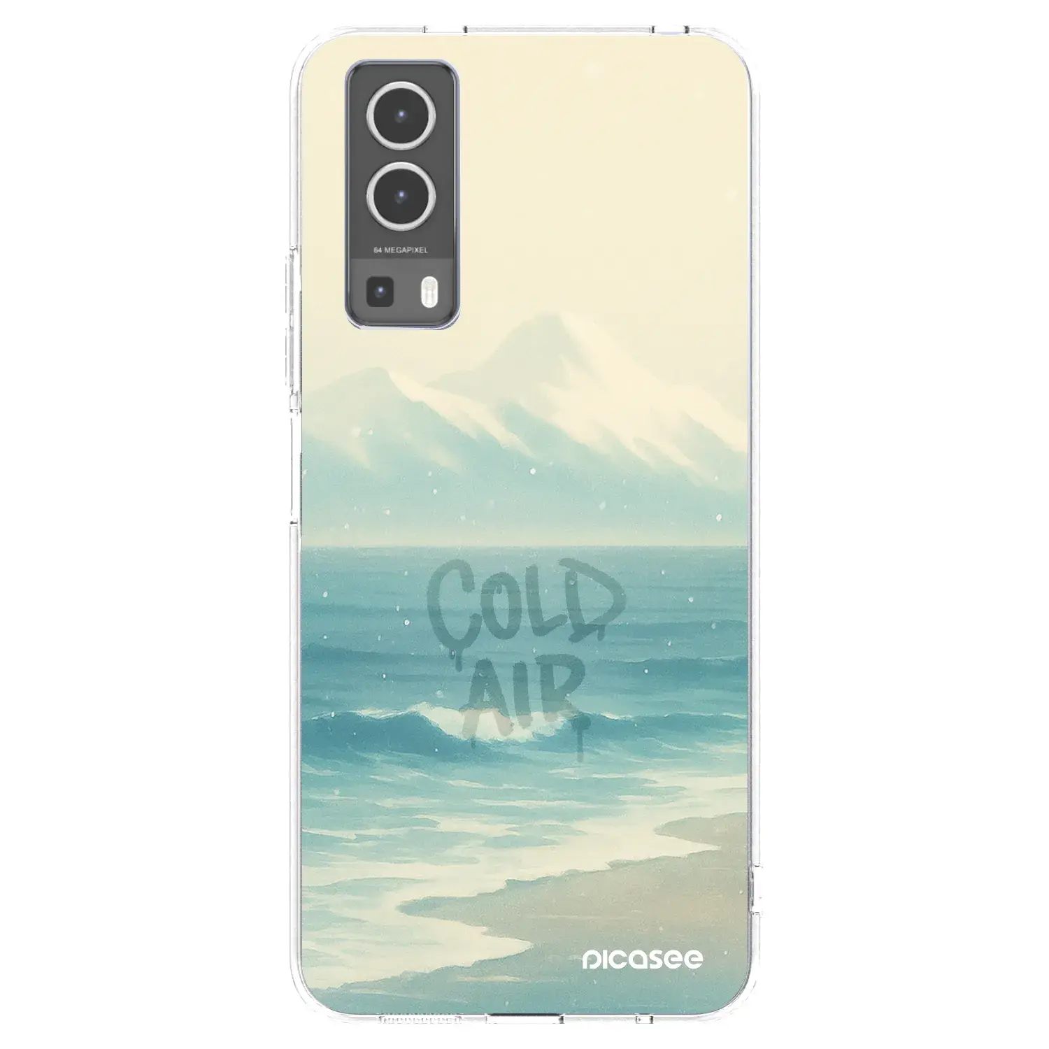 Silikonový průhledný obal pro Vivo Y72 5G - COLD AIR