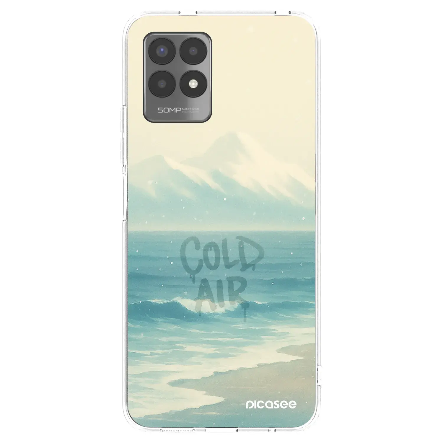 Silikonový průhledný obal pro Realme 8i - COLD AIR